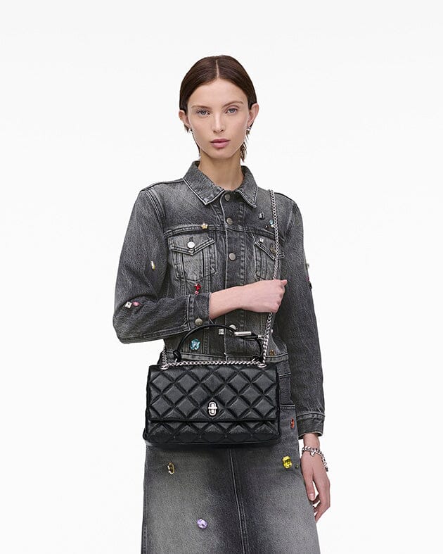 MARC JACOBS - Borsa a spalla - The Dual Chain Shoulder -2s5hcr007h02 - Nero Borse Marc Jacobs
