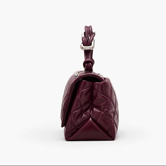 MARC JACOBS - Borsa a spalla - The Dual Chain Shoulder -2s5hcr007h02 - Bordeaux Dark Plum Borse Marc Jacobs