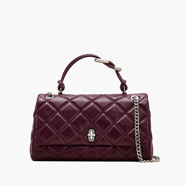 MARC JACOBS - Borsa a spalla - The Dual Chain Shoulder -2s5hcr007h02 - Bordeaux Dark Plum Borse Marc Jacobs