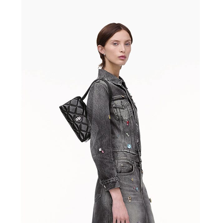 MARC JACOBS - Borsa a spalla - The Mini Dual - Nero Borse Marc Jacobs