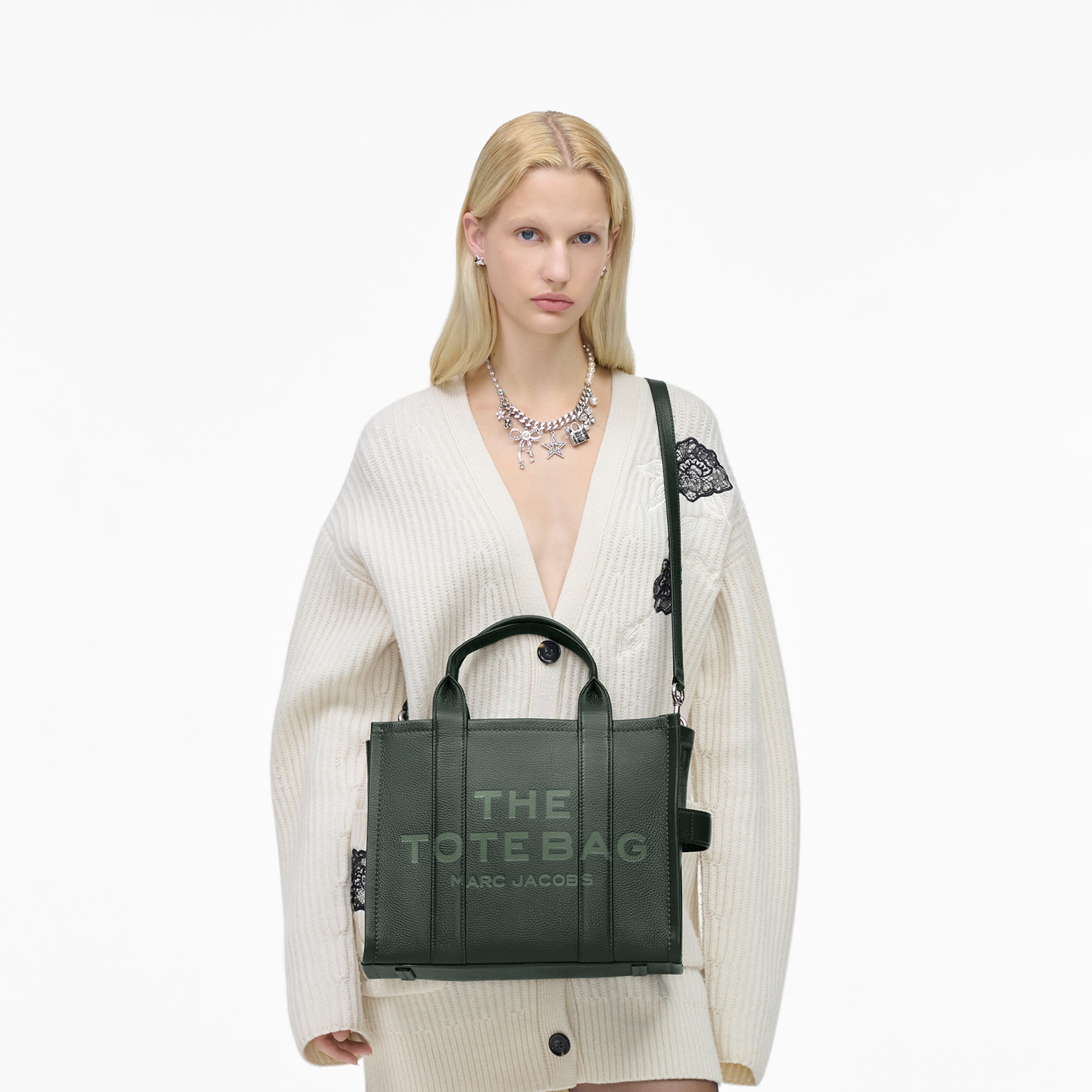 MARC JACOBS - Medium Tote Bag H004L01PF21- 306 Ivy Verde Borse Marc Jacobs
