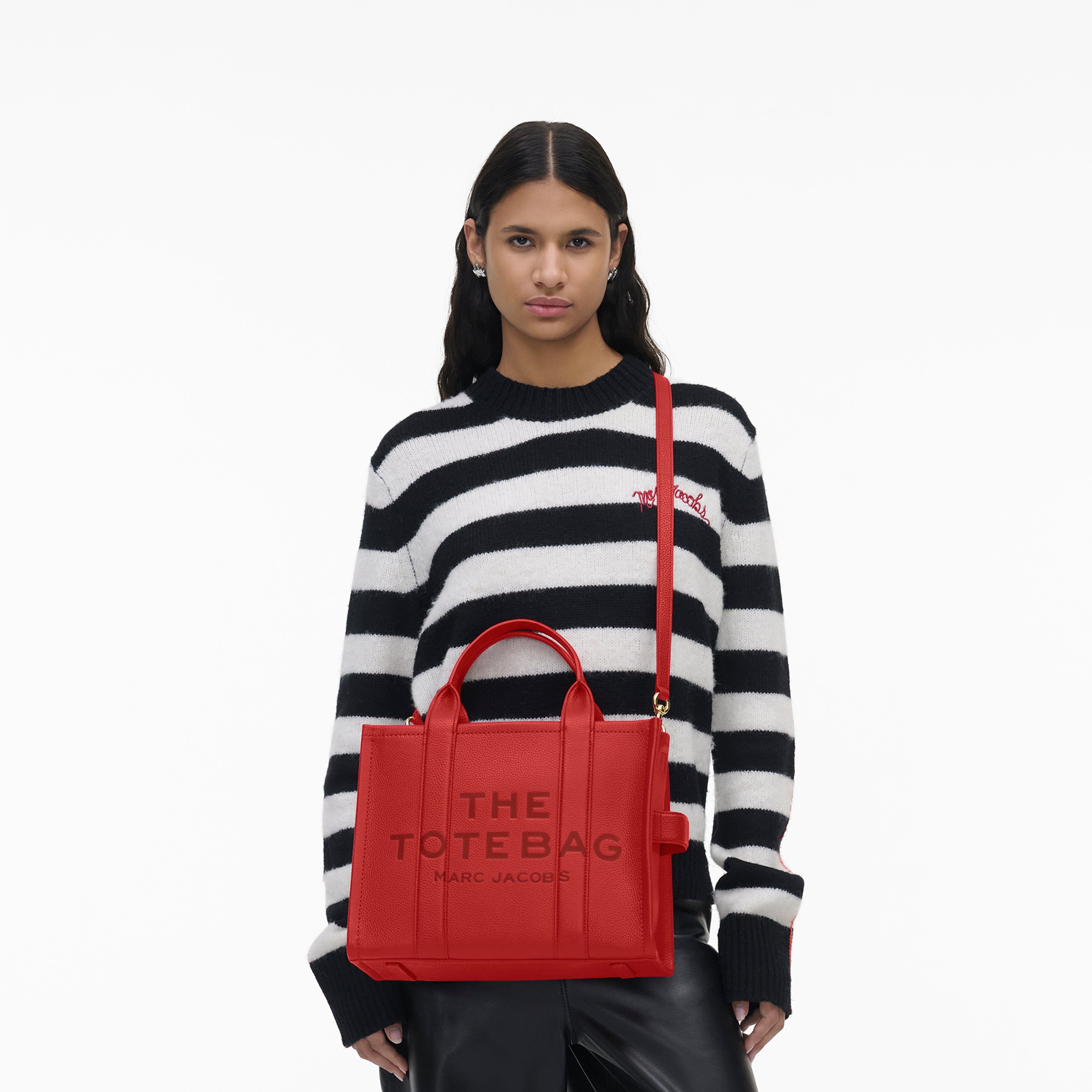 MARC JACOBS - Medium Tote Bag H004L01PF21- 617 True Red Borse Marc Jacobs