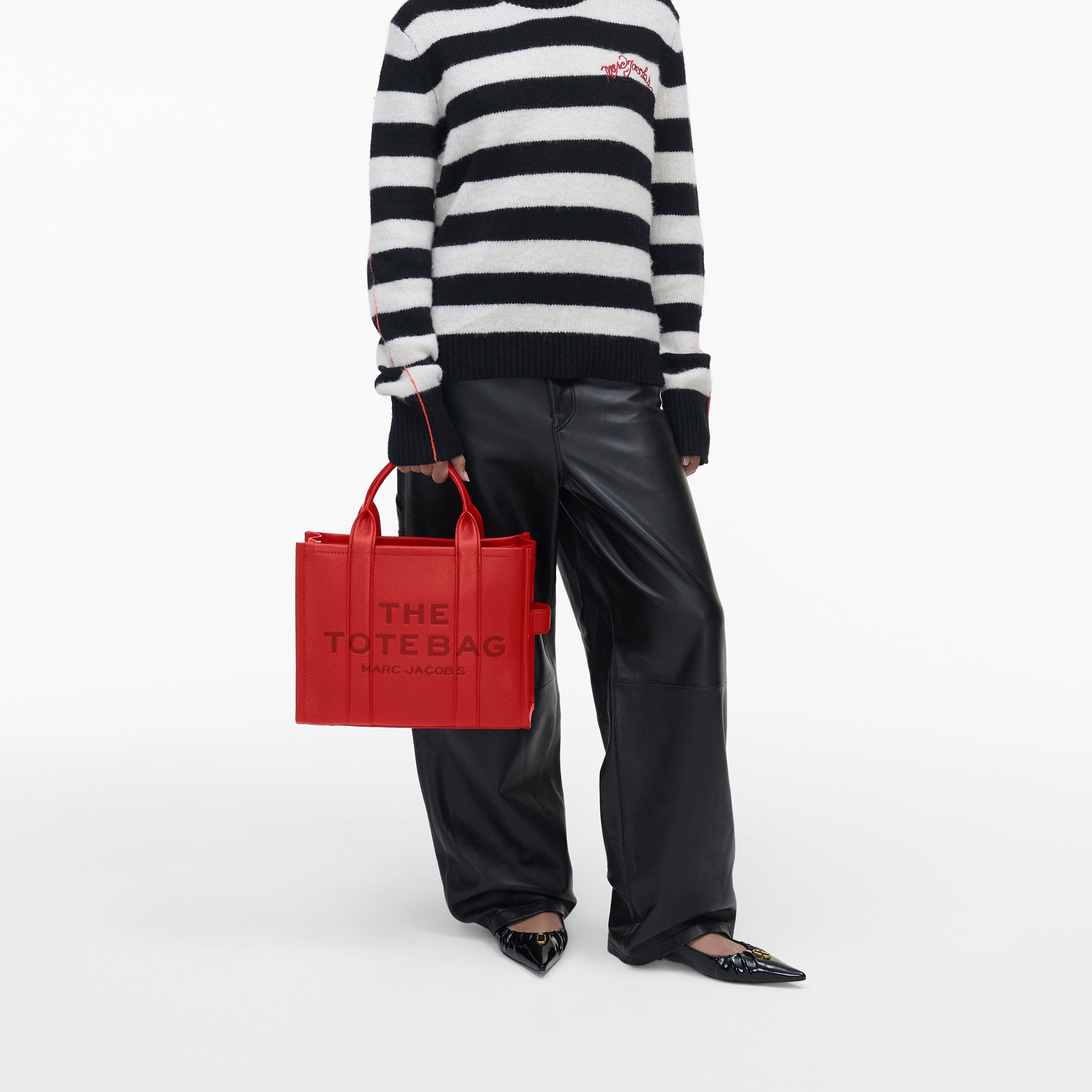 MARC JACOBS - Medium Tote Bag H004L01PF21- 617 True Red Borse Marc Jacobs