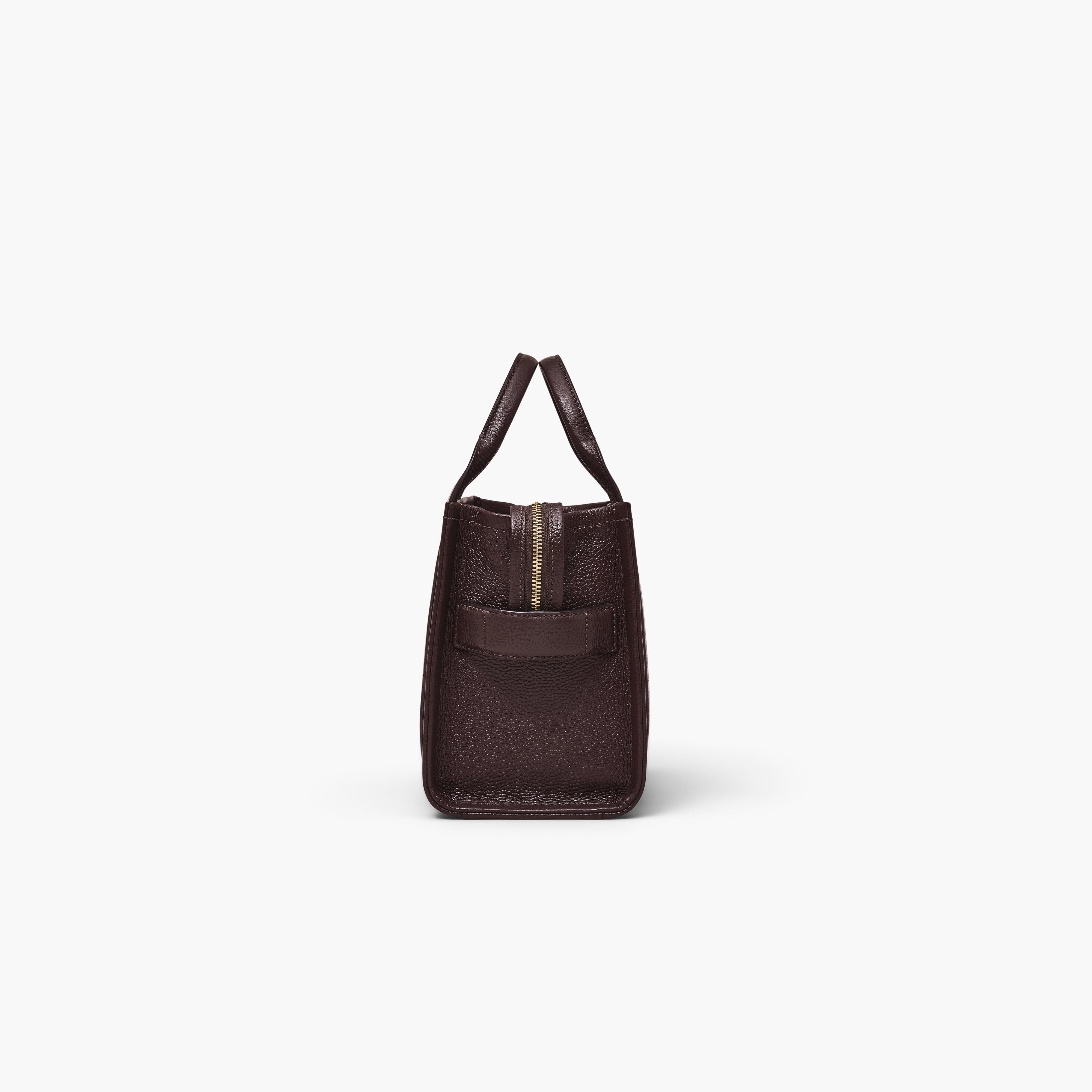MARC JACOBS - H009L01SP21-905 - The Leather Small Tote Bag - Ganache Borse Marc Jacobs