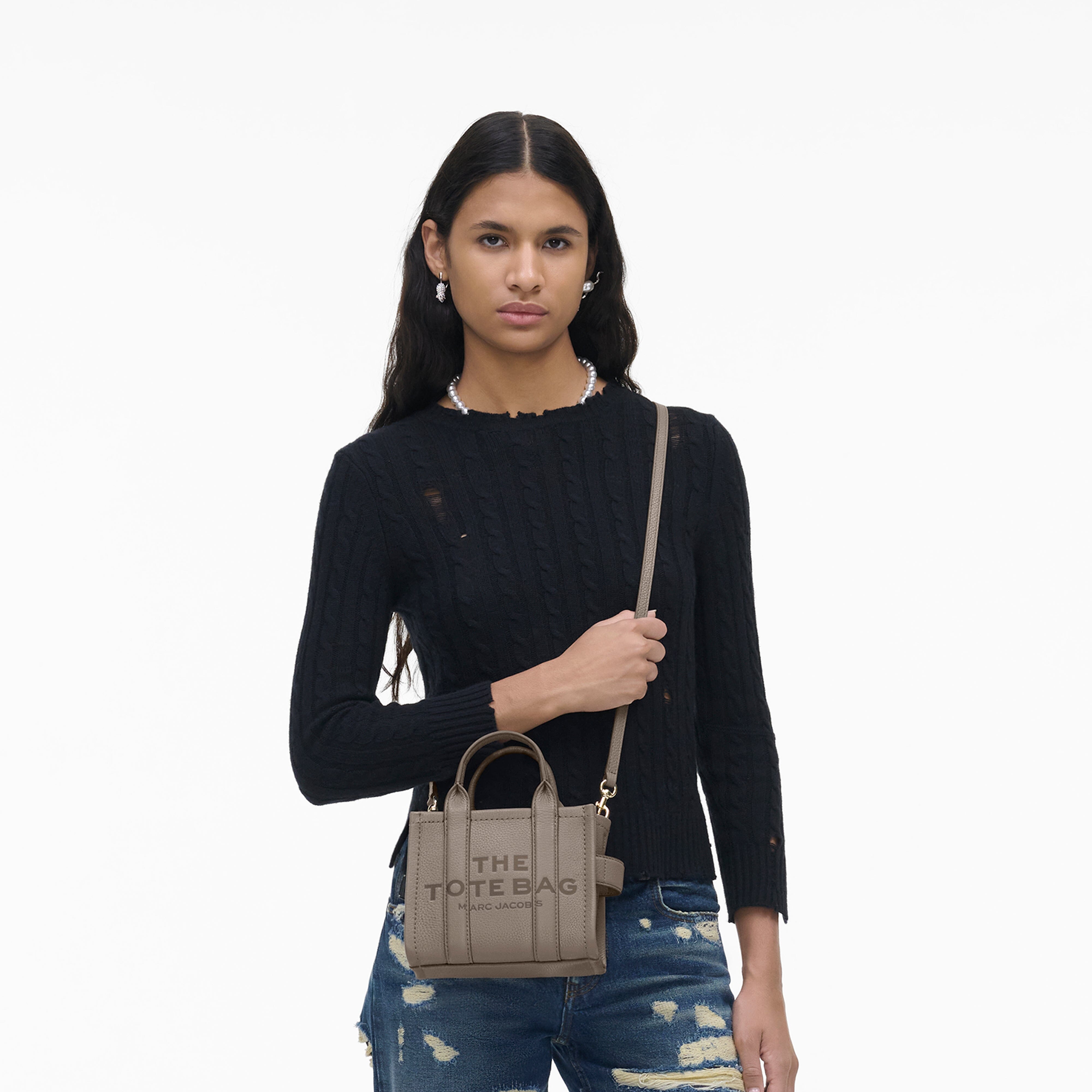 MARC JACOBS - H053L01Re22 - 055 - The Crossbody Tote Bag - Cement Borse Marc Jacobs