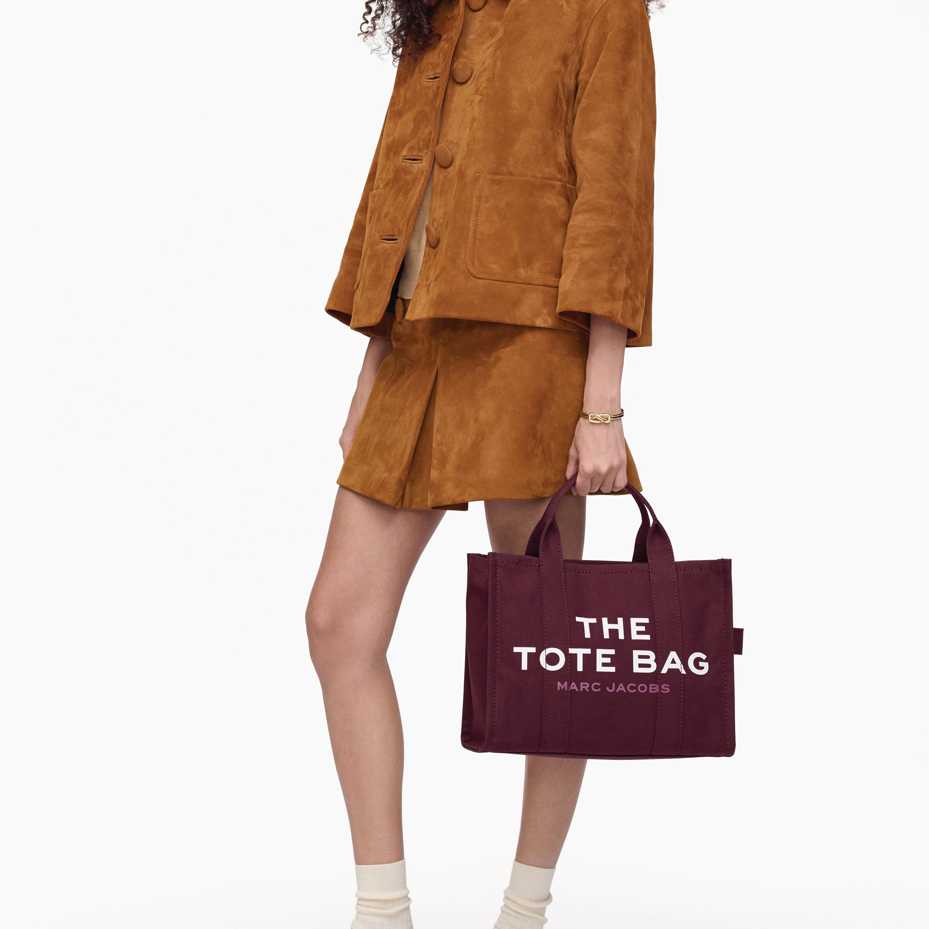 MARC JACOBS - The Summer Medium Tote Bag - M0016161-520 - Dark Plum Borse Marc Jacobs