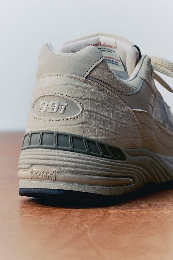 NEW BALANCE - Sneakers W991CR1 - Navy Bianco Latte Cocco Scarpe Donna NEW BALANCE - Collezione Donna