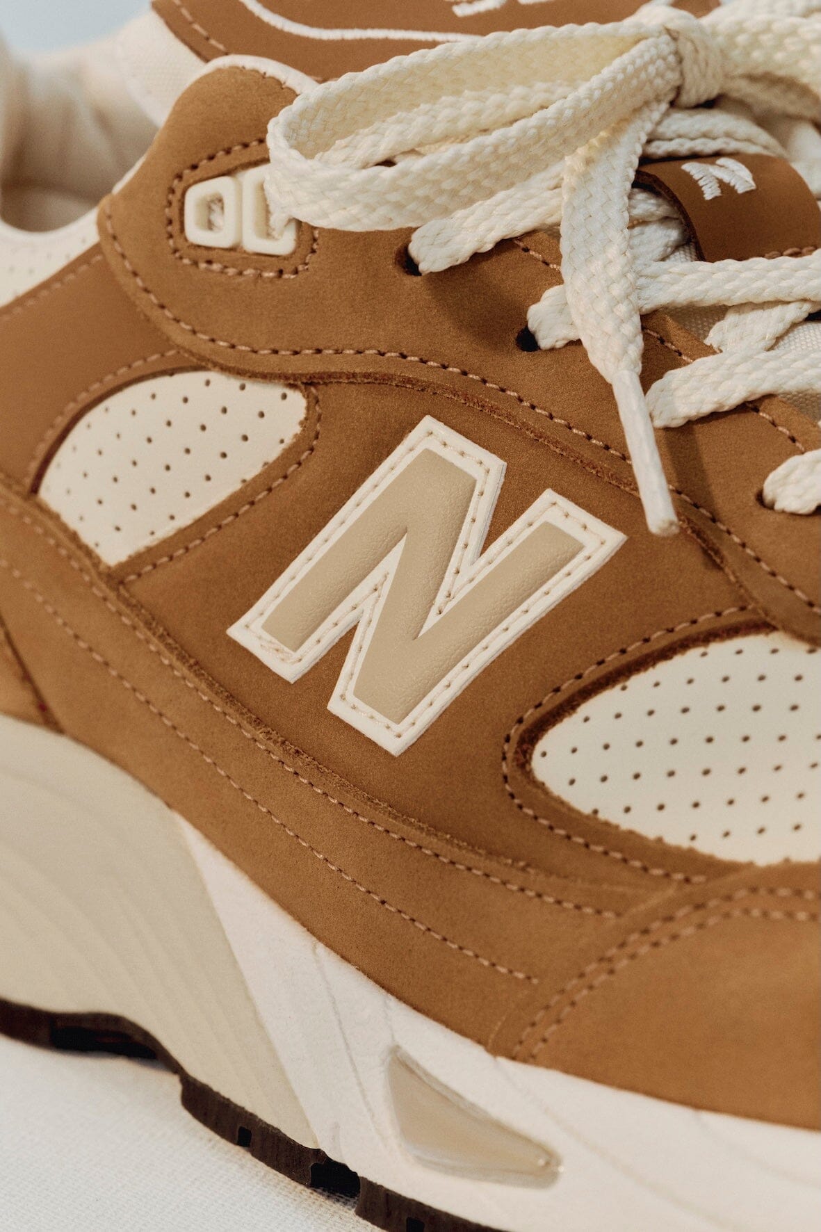 NEW BALANCE - Sneakers - M991TW1 - Pelle Cuoio Scarpe Uomo NEW BALANCE - Collezione Uomo