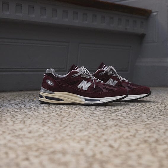 NEW BALANCE - Sneakers - U991AU2 - Burgundy Scarpe Uomo NEW BALANCE - Collezione Uomo