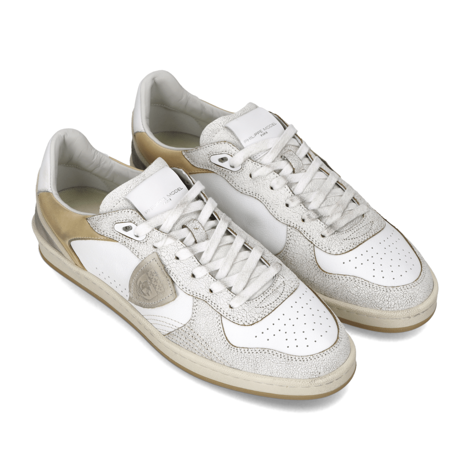 PHILIPPE MODEL - Sneakers Pgal - PGLD - VC01 - Bianco Beige Scarpe Donna Philippe Model Paris