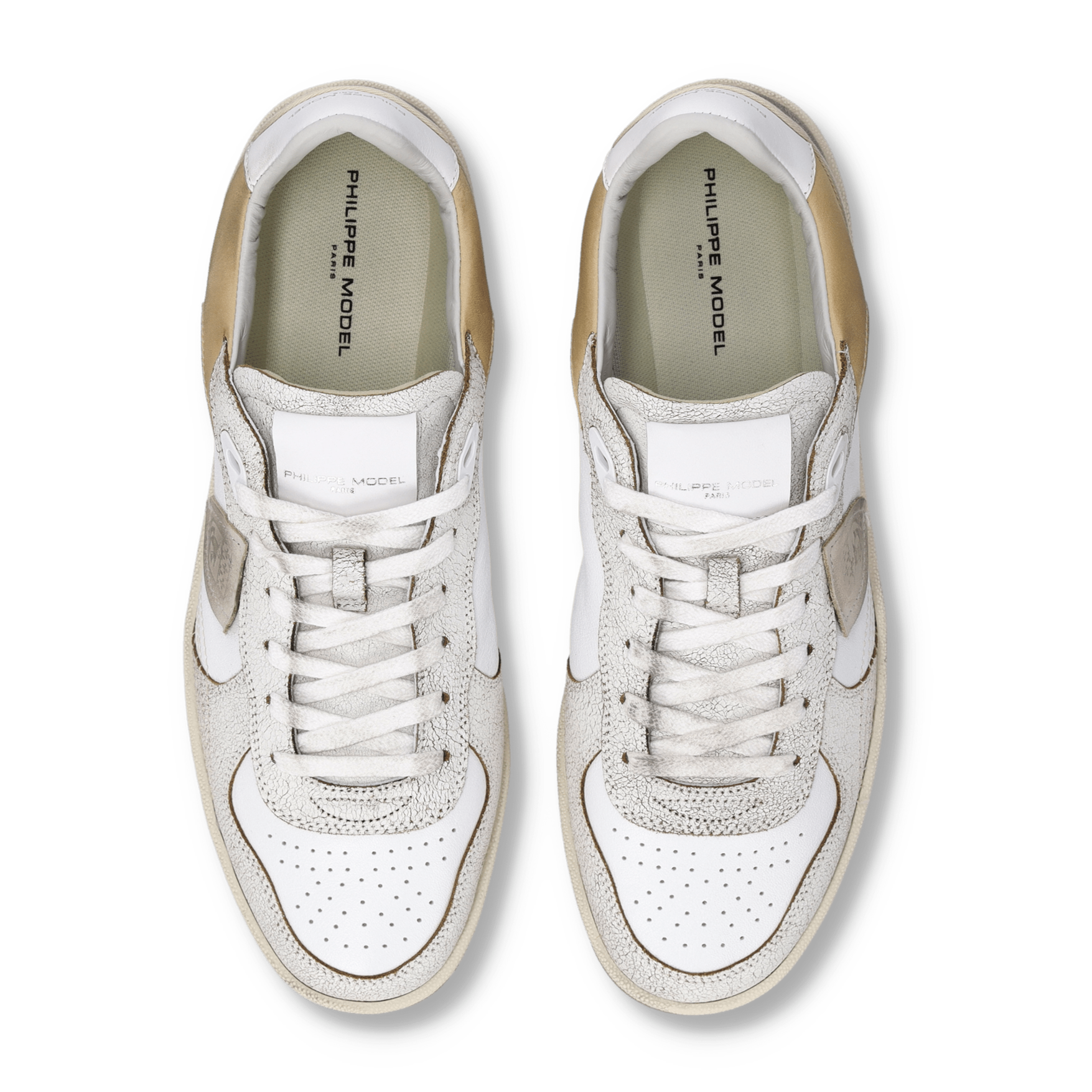 PHILIPPE MODEL - Sneakers Pgal - PGLD - VC01 - Bianco Beige Scarpe Donna Philippe Model Paris