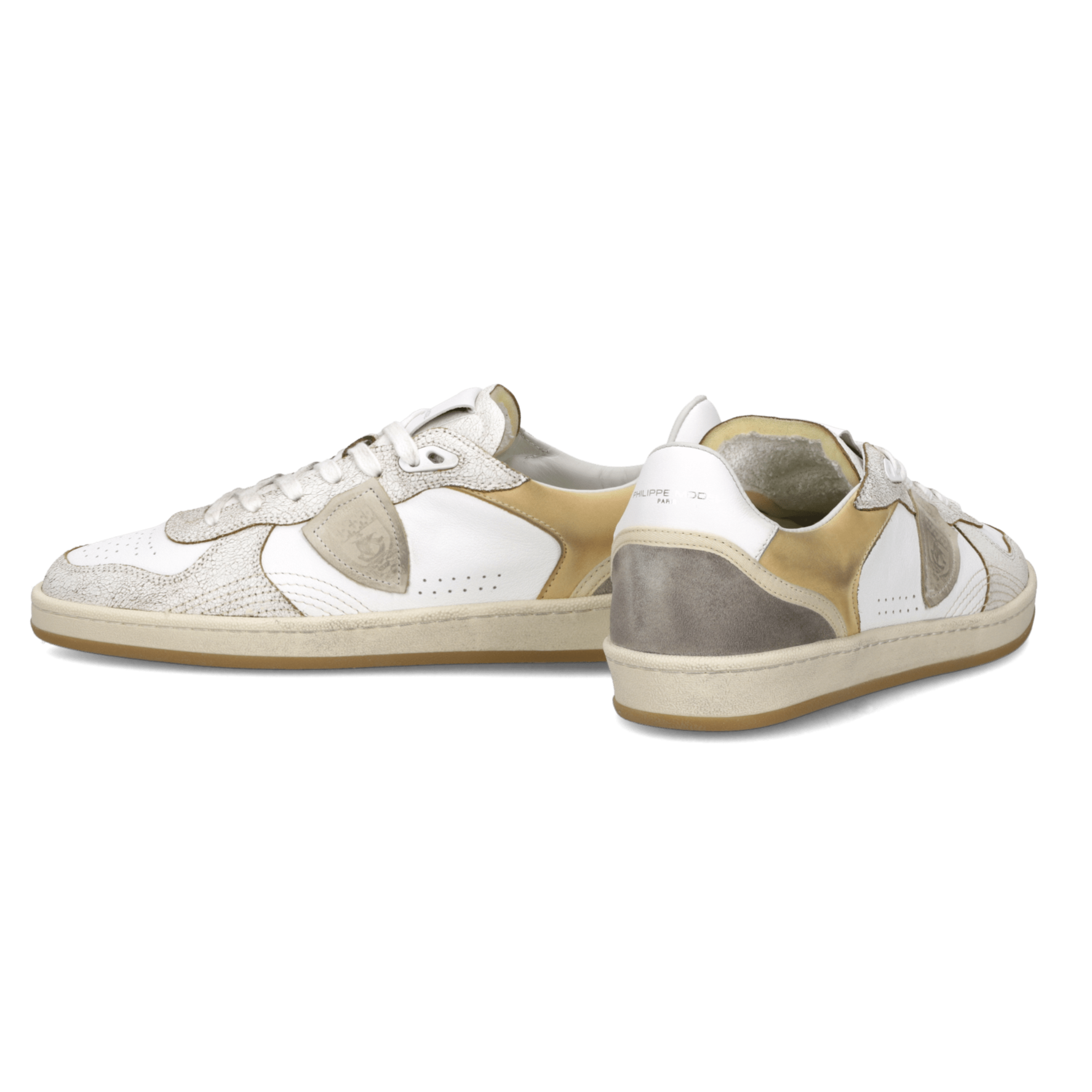 PHILIPPE MODEL - Sneakers Pgal - PGLD - VC01 - Bianco Beige Scarpe Donna Philippe Model Paris