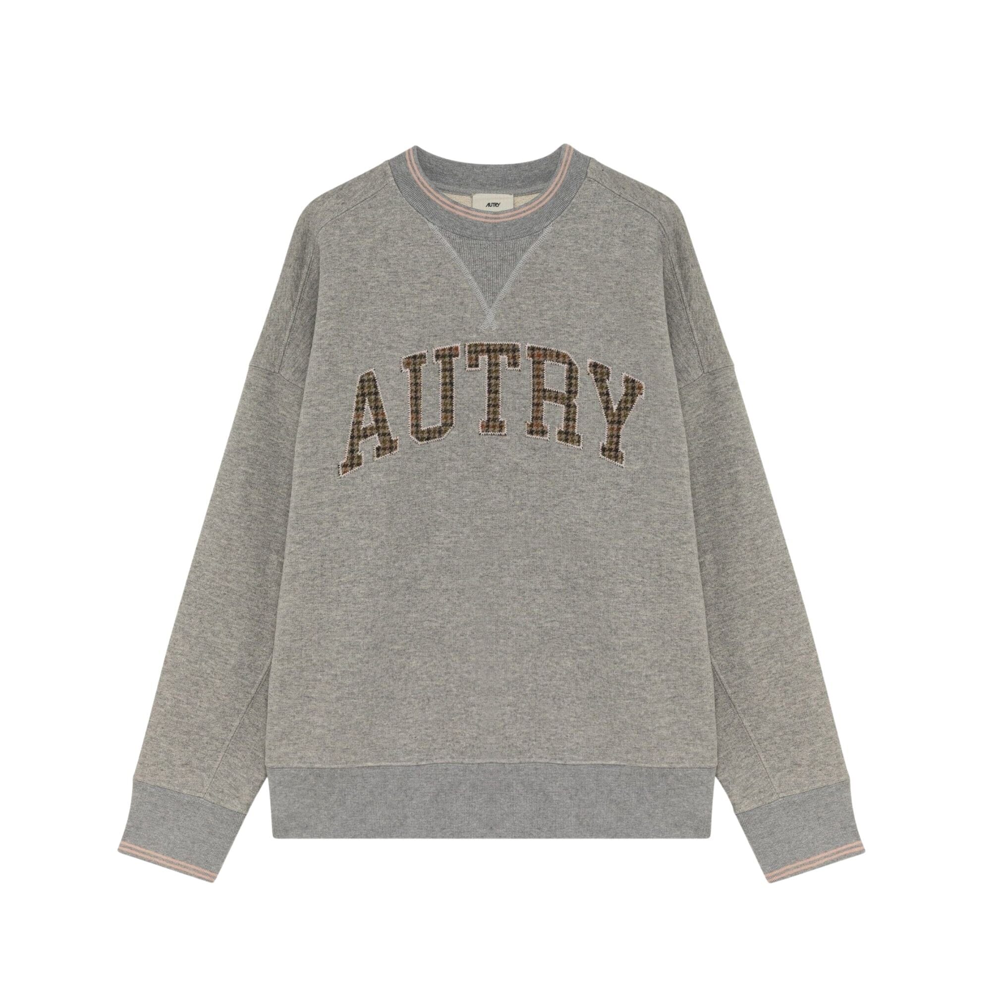 AUTRY - SWPW L9HX - Autry Sweatshirt - Grigio Melange Abbigliamento Donna AUTRY - Collezione donna