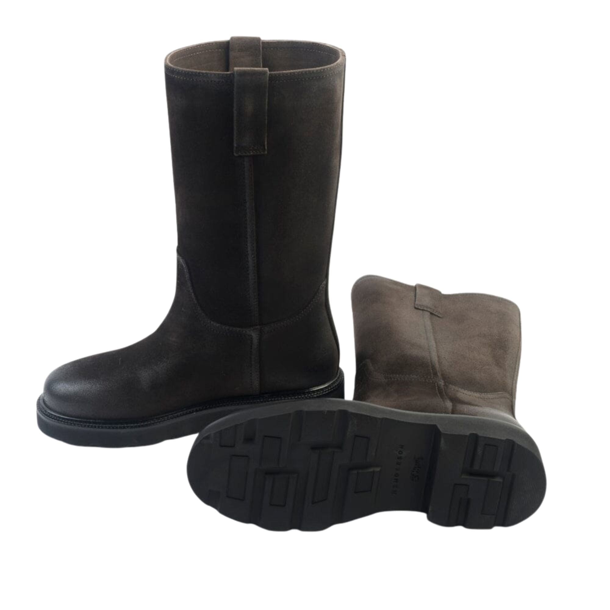 HENDERSON - Stivaletto - Kimi - Camoscio Testa di Moro Scarpe Donna HENDERSON - Collezione Donna