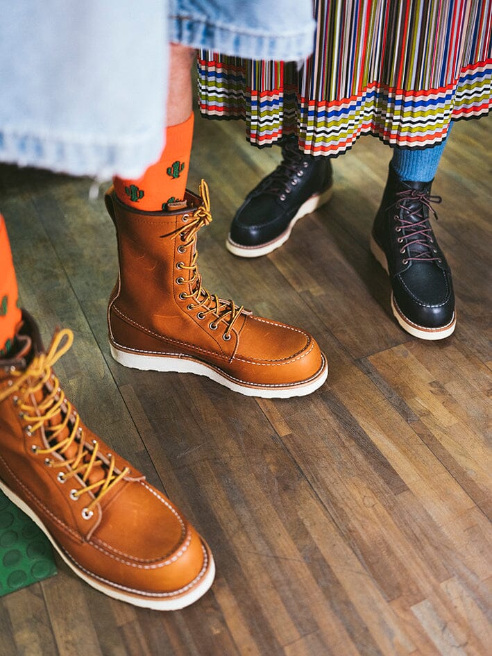 RED WING SHOES - Polacco Moc Toe 0877 - Oro Legacy Scarpe Uomo Red Wing Shoes