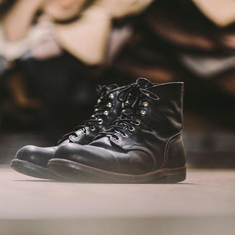 RED WING SHOES - Polacco 8084 - Iron Ranger - Black Scarpe Uomo Red Wing Shoes