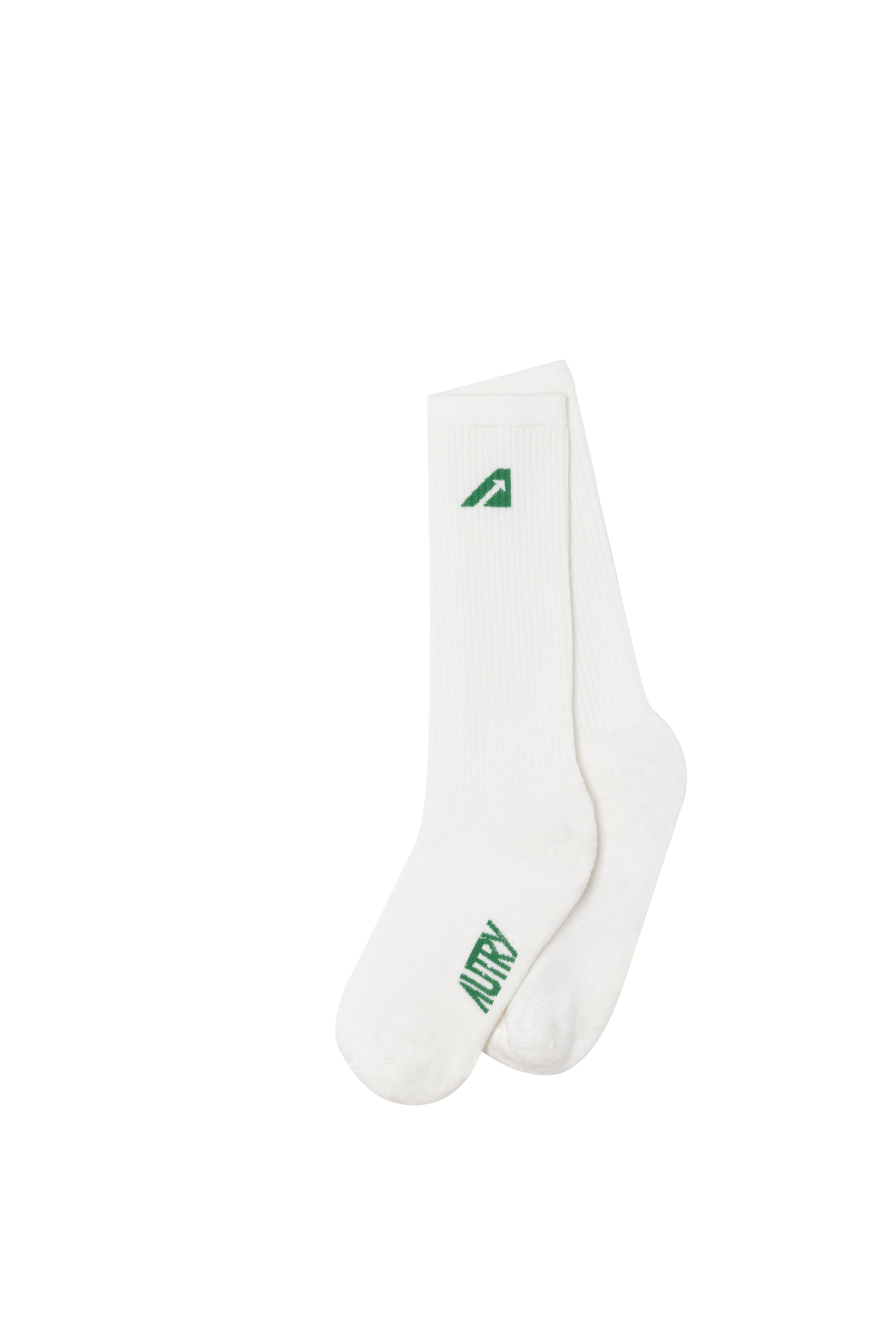 AUTRY - SOPU 64WG - Autry Socks - Bianco Verde Scarpe Uomo AUTRY - Collezione uomo 