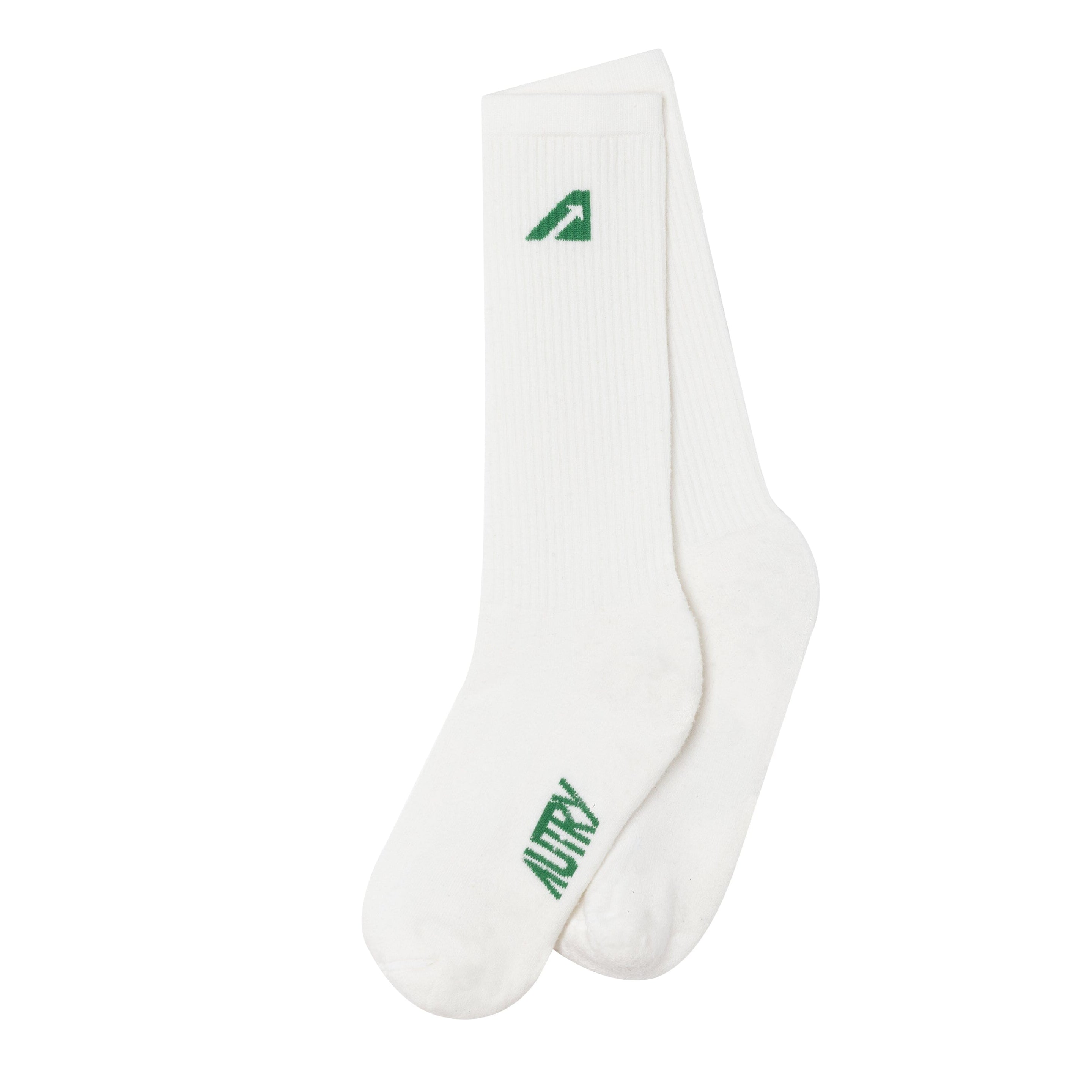 AUTRY - SOPU 64WG - Autry Socks - Bianco Verde Scarpe Uomo AUTRY - Collezione uomo