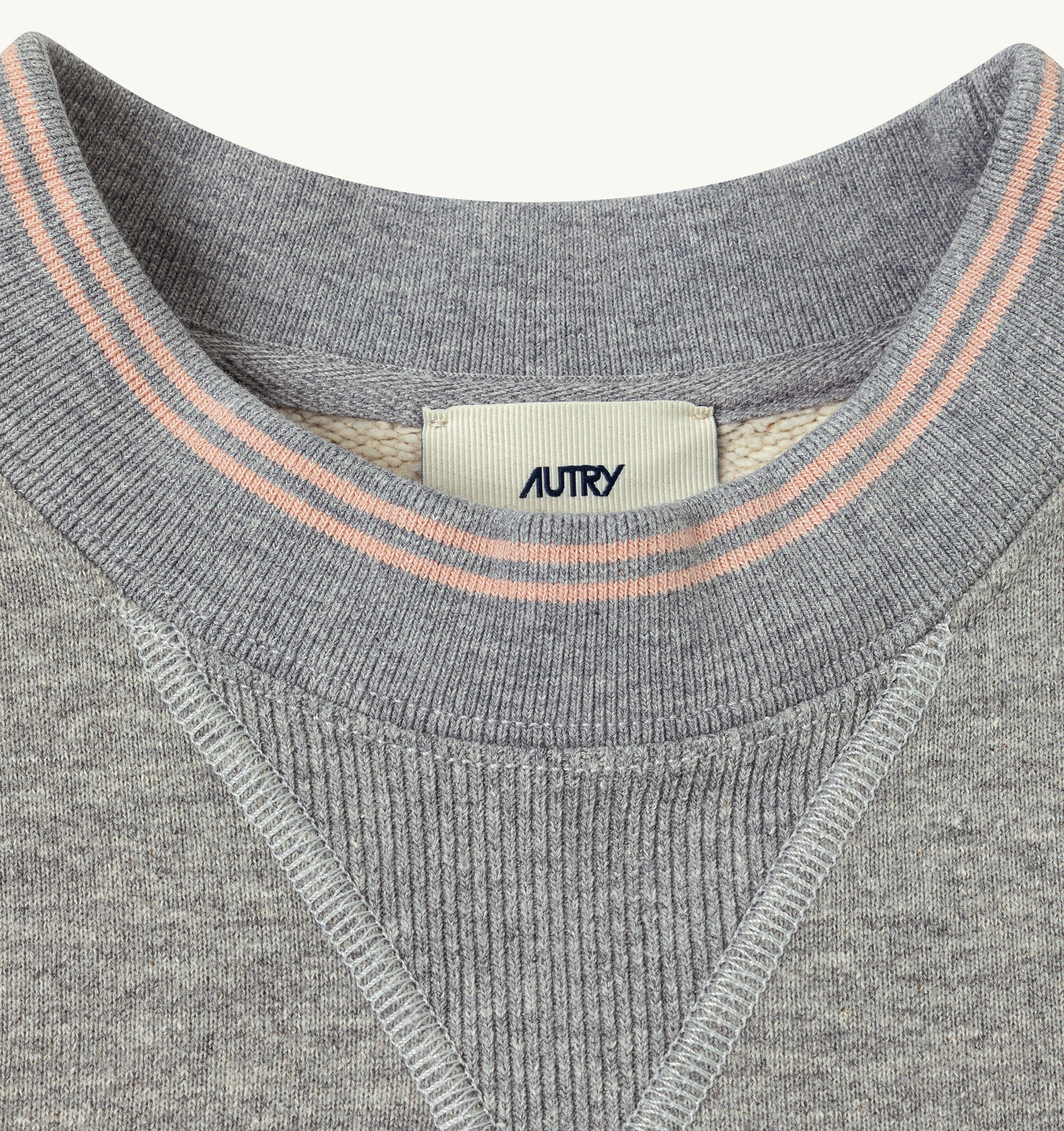AUTRY - SWPW L9HX - Autry Sweatshirt - Grigio Melange Abbigliamento Donna AUTRY - Collezione donna