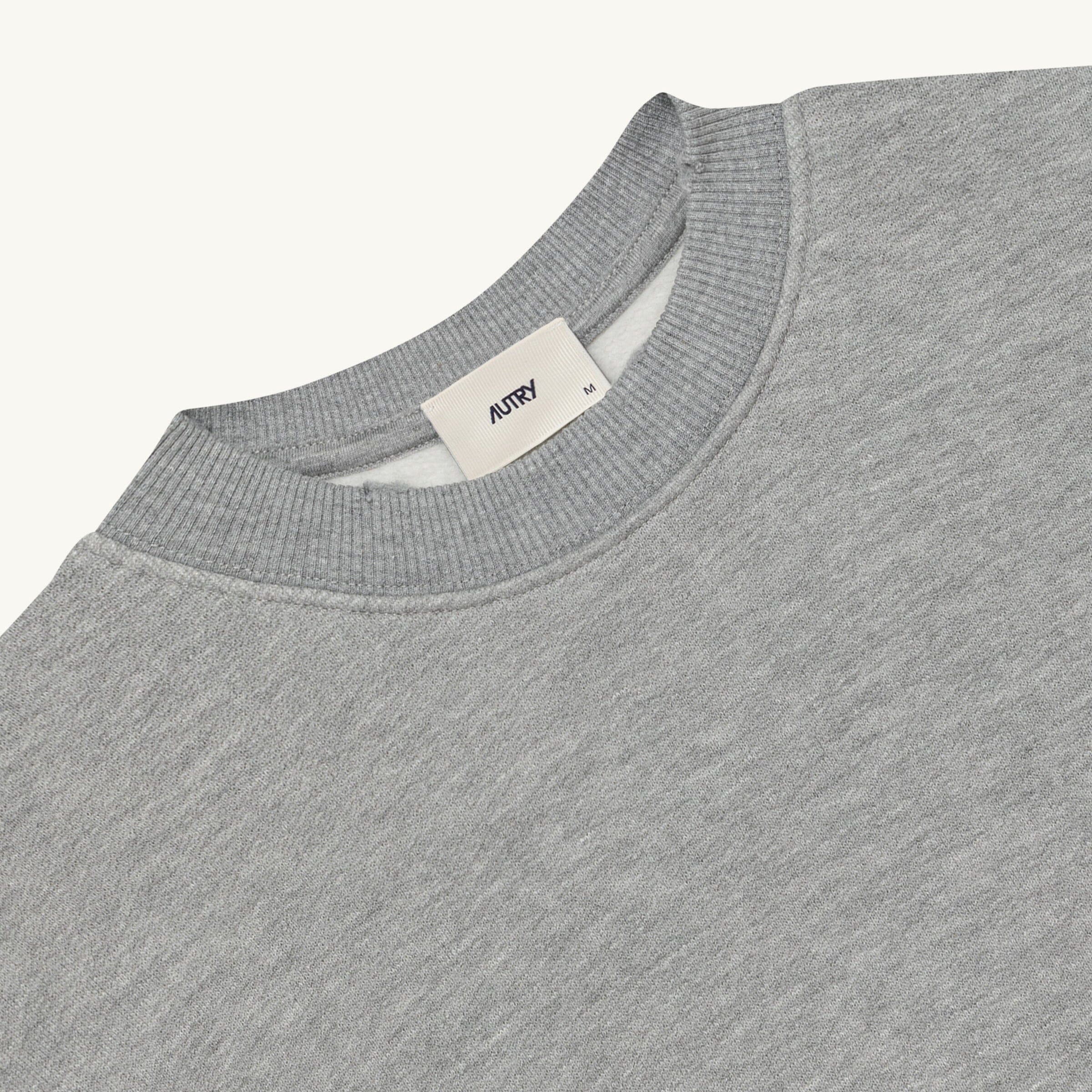 AUTRY - SWPX 114D- Autry Sweatshirt - Grigio Melange Abbigliamento Uomo AUTRY - Collezione uomo