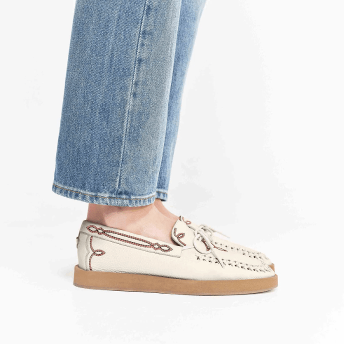 SOCQUE Paris - Mocassini - Totem - Cuir Crema Scarpe Donna SOCQUE Paris