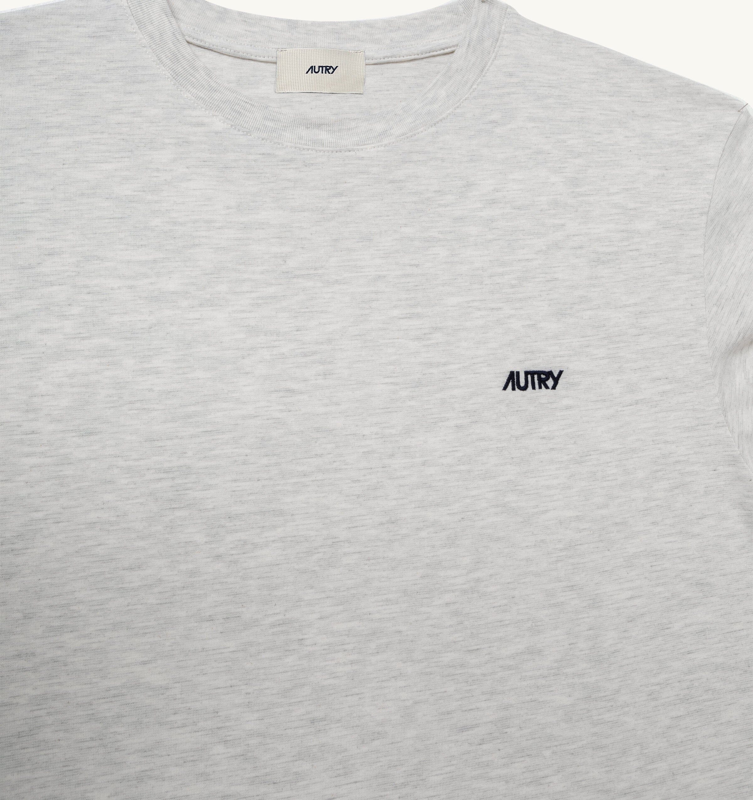 AUTRY - TSPM A7CM- Autry T-Shirt - Melange grigio avorio Abbigliamento Uomo AUTRY - Collezione uomo