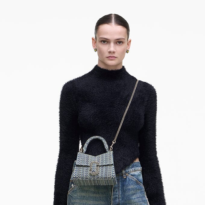 MARC JACOBS - 2P3HSC003H02- 473 - The Top Handle - Sun Faded Denim Borse Marc Jacobs
