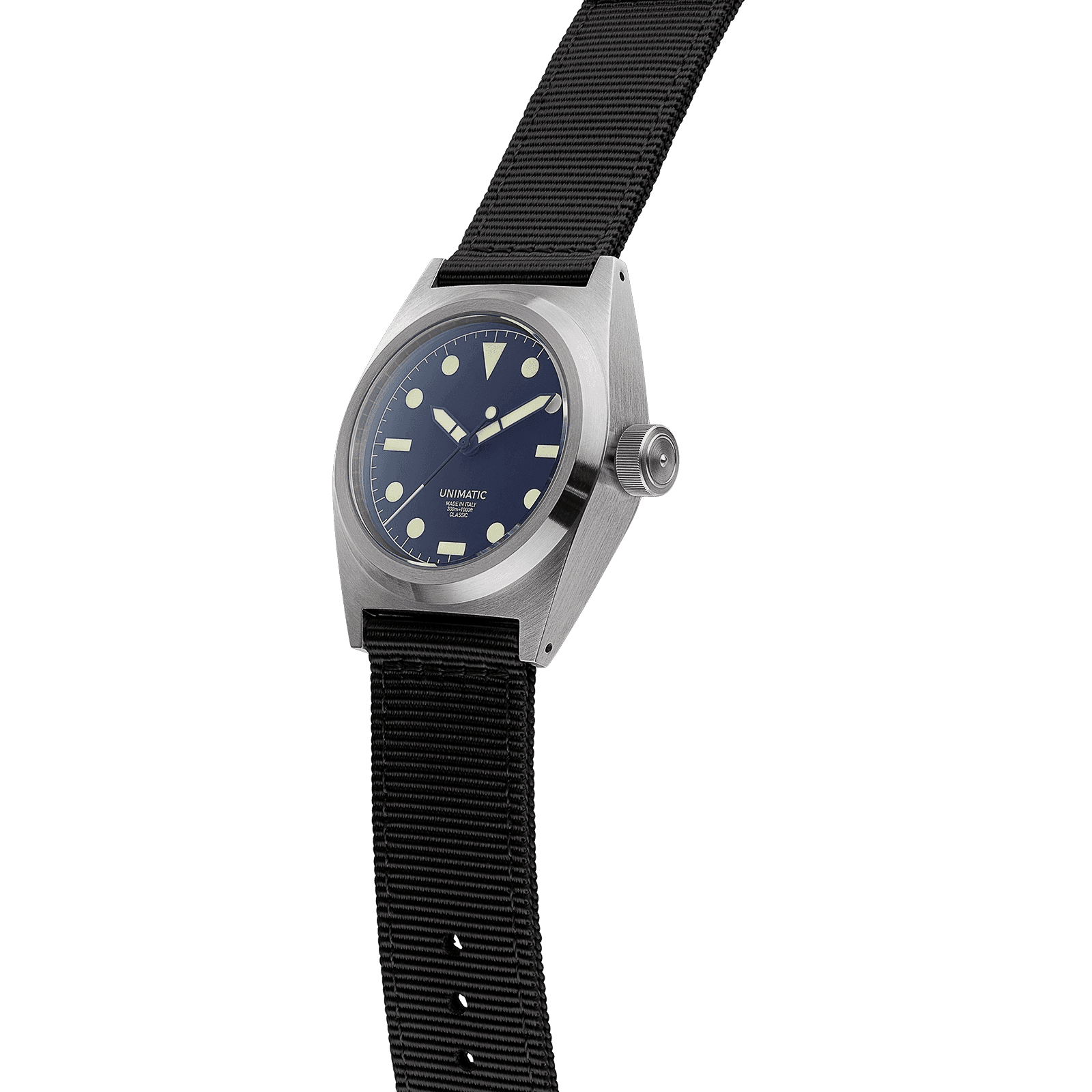 UNIMATIC - Orologio Modello Due UC2 Classic - Time Only - Nero Accessori Uomo UNIMATIC - Orologio
