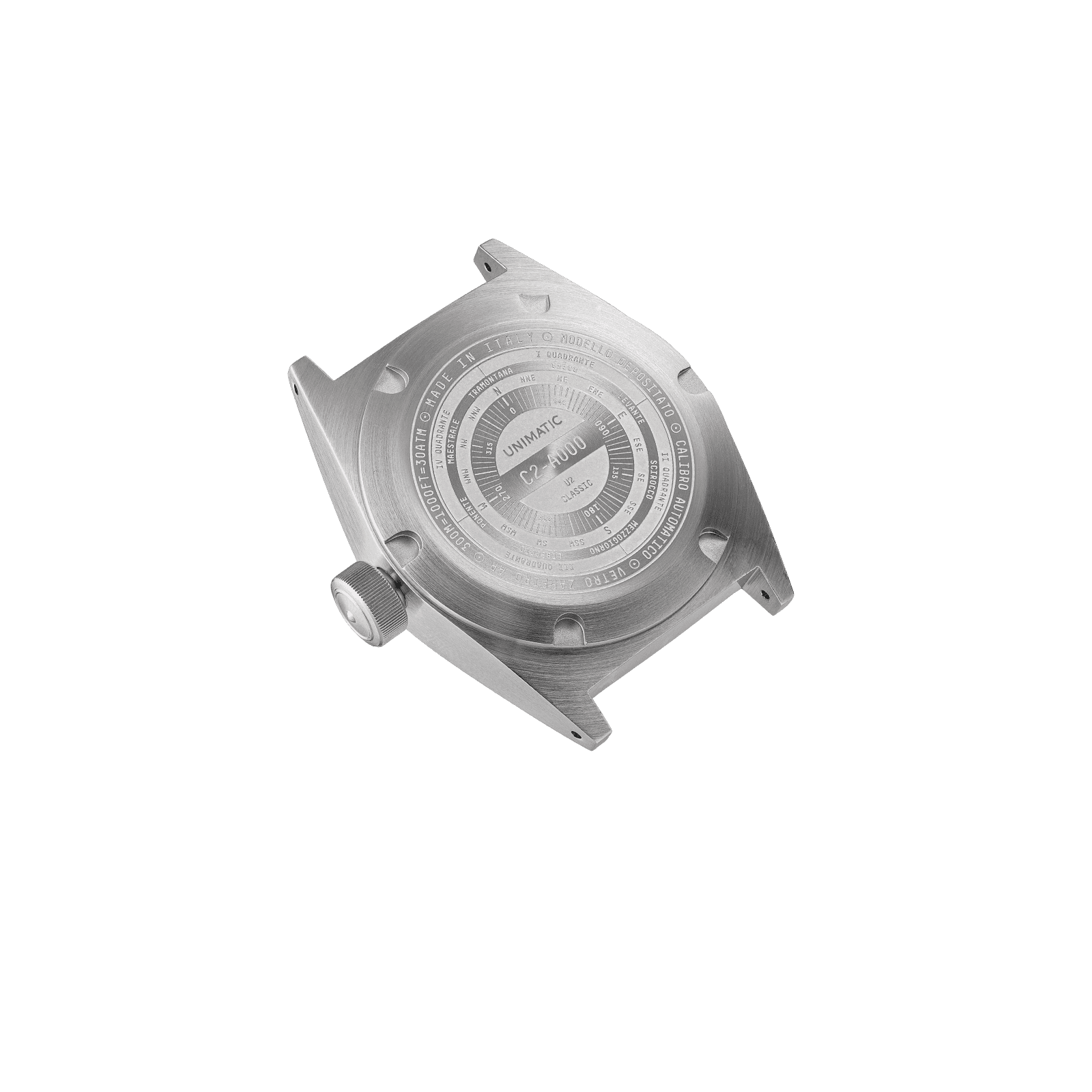 UNIMATIC - Orologio Modello Due UC2 Classic - Time Only - Nero