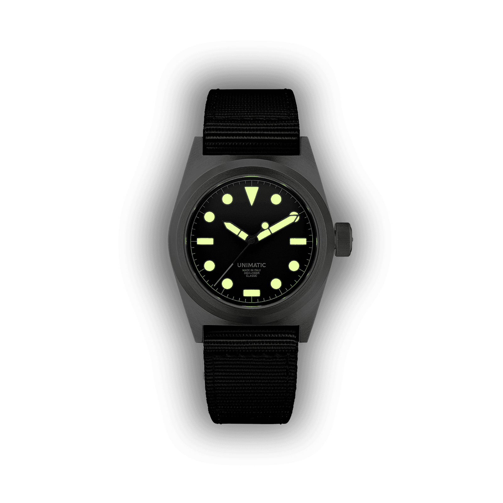 UNIMATIC - Orologio Modello Due UC2 Classic - Time Only - Nero Accessori Uomo UNIMATIC - Orologio