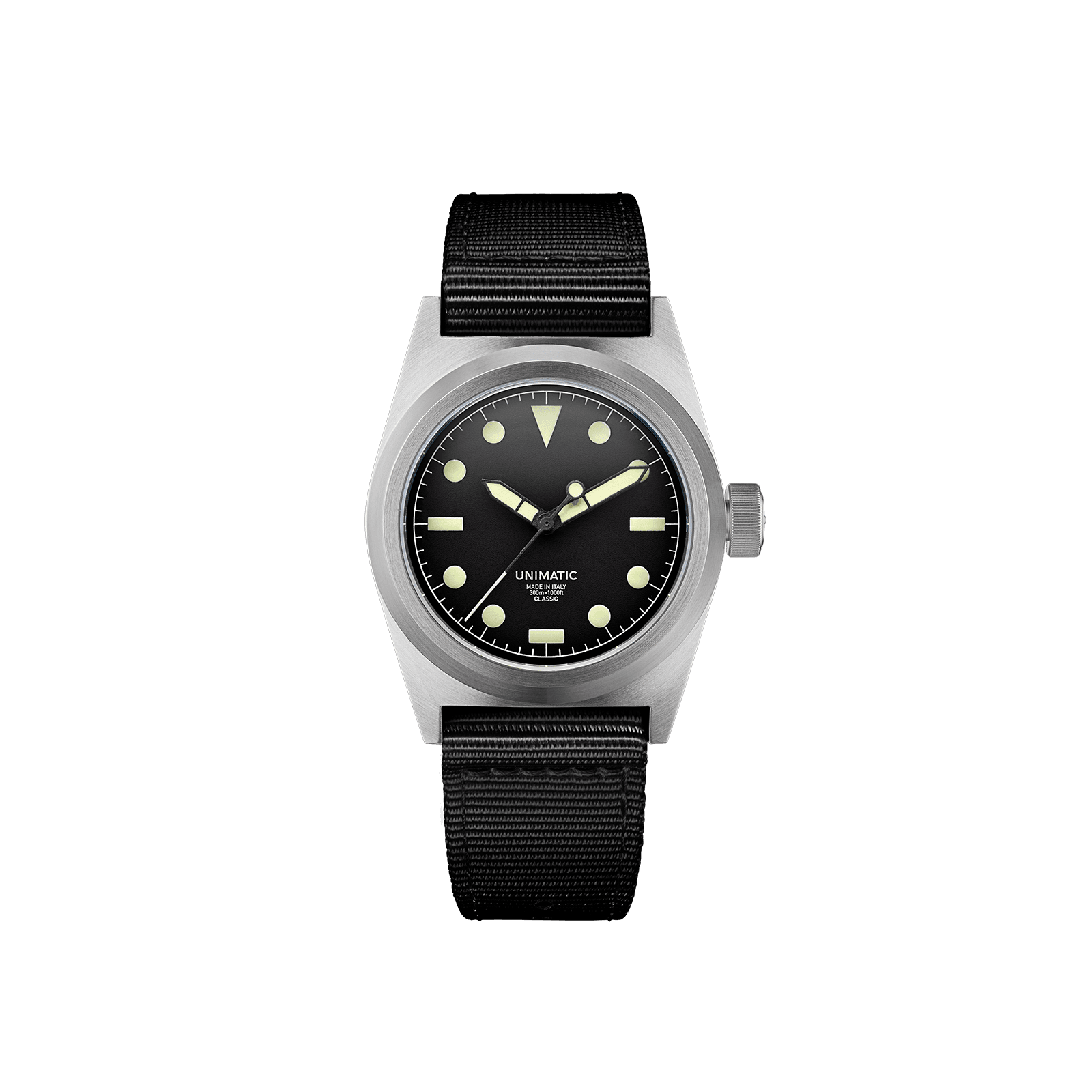 UNIMATIC - Orologio Modello Due UC2 Classic - Time Only - Nero