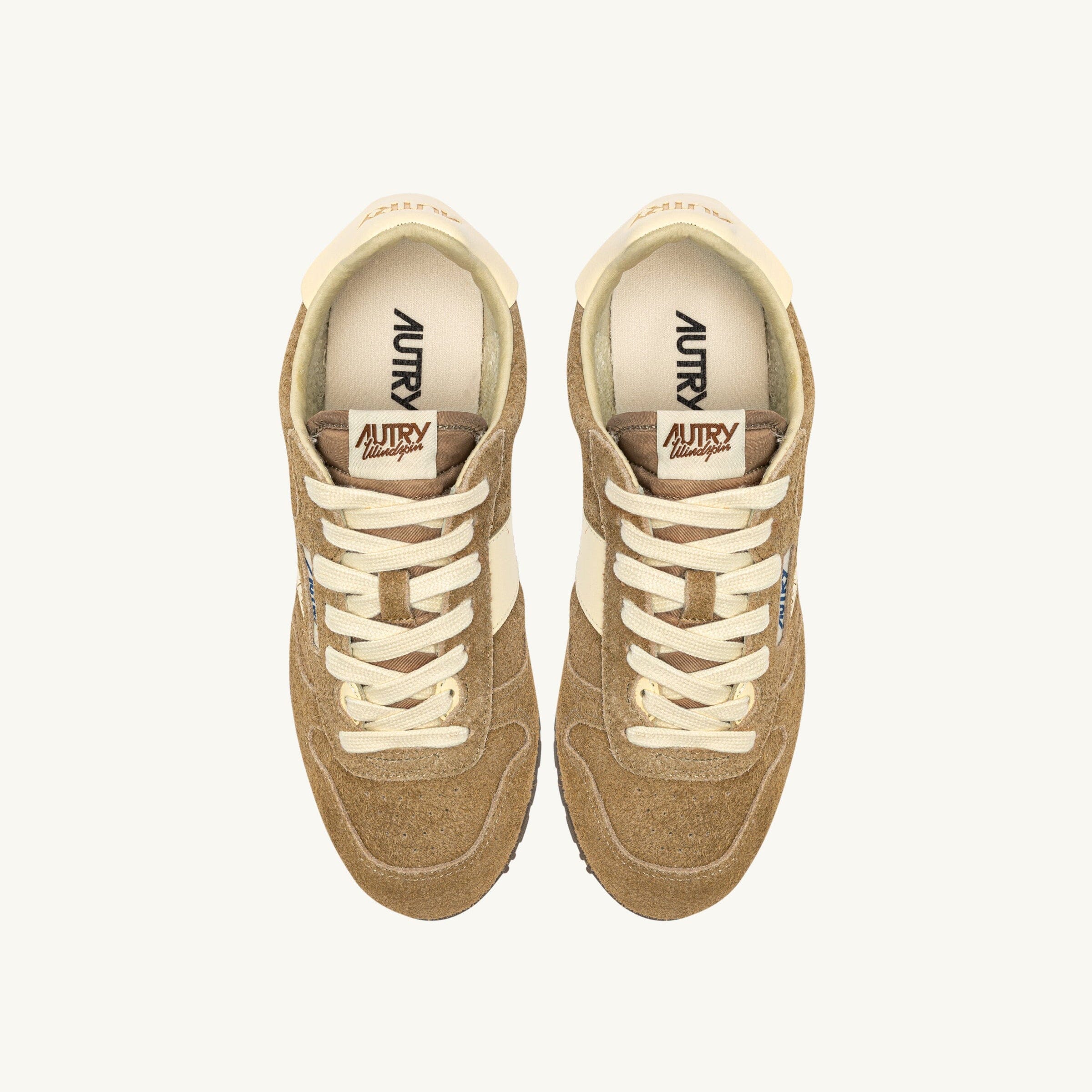 AUTRY - WINDSPIN - WSLW UB40 - Sneakers - Camoscio Biscotto Scarpe Donna AUTRY - Collezione donna