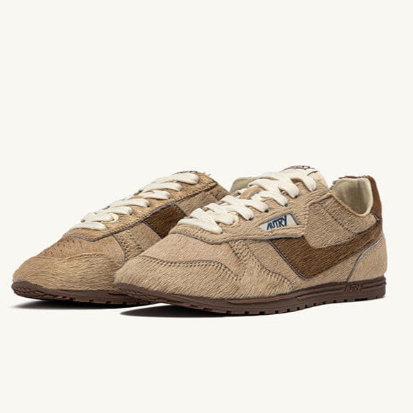 AUTRY - WSLW YN03 - Sneakers WINDSPIN - Pony Beige Scarpe Donna AUTRY - Collezione donna