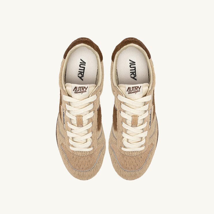 AUTRY - WSLW YN03 - Sneakers WINDSPIN - Pony Beige Scarpe Donna AUTRY - Collezione donna