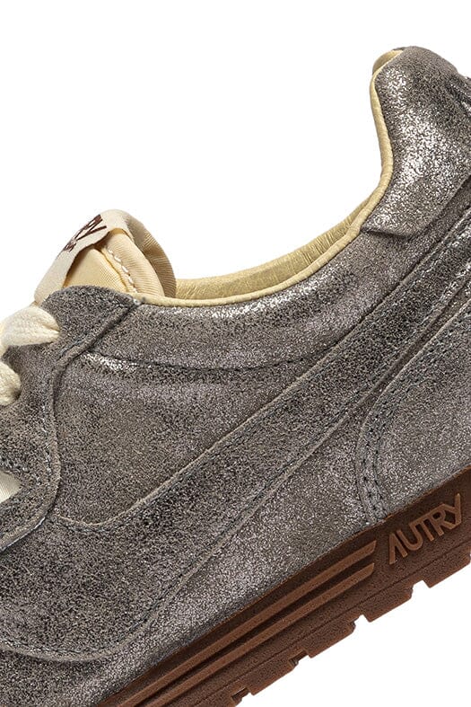 AUTRY - WSLW OY01 - Sneakers WINDSPIN - Laminato Argento Scarpe Donna AUTRY - Collezione donna
