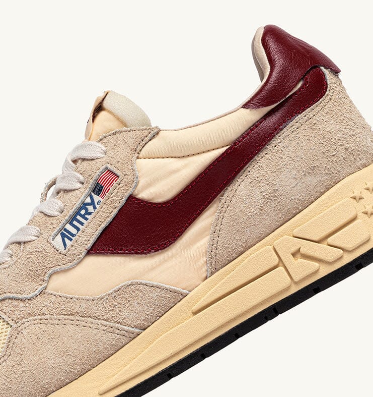 AUTRY Sneakers WWLM UT25 - Autry REELWIND - Beige Bordeaux Scarpe Uomo AUTRY - Collezione uomo