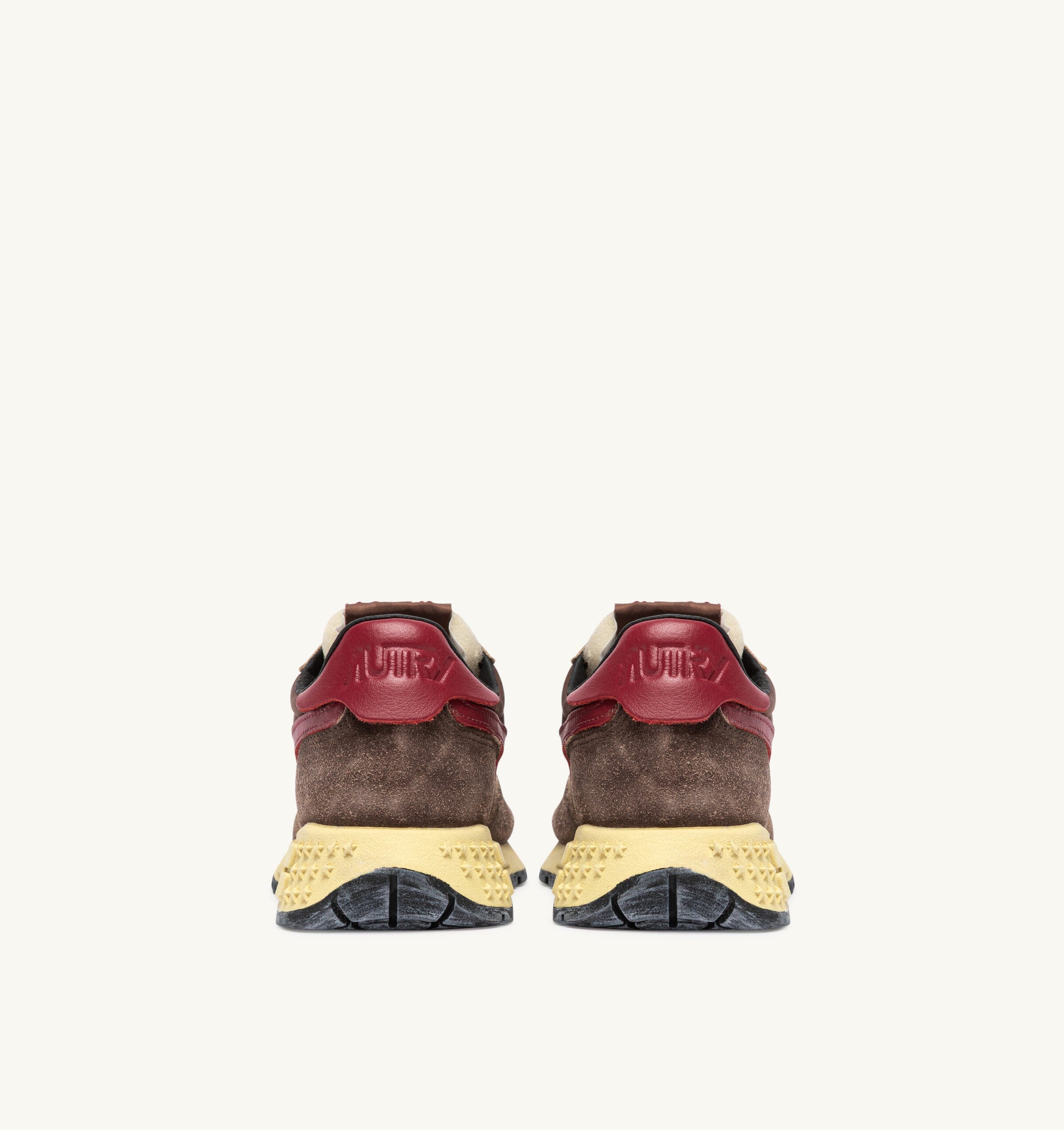 AUTRY - WWLW GQ08 - Sneakers REELWIND - Coffee sugar deep claret Scarpe Donna AUTRY - Collezione donna