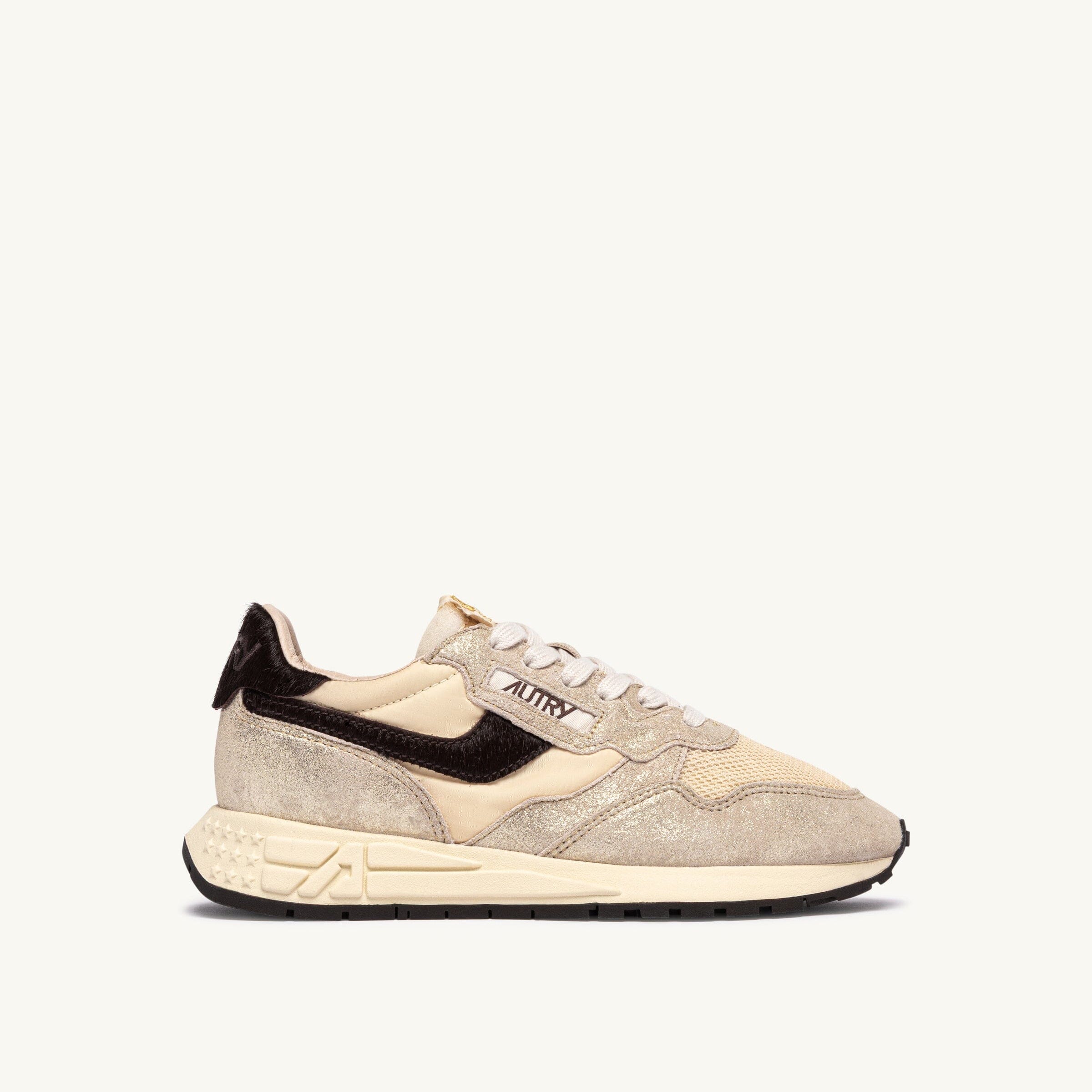 AUTRY - WWLW YO01 - Sneakers REELWIND - Laminato Argento Brown Scarpe Donna AUTRY - Collezione donna