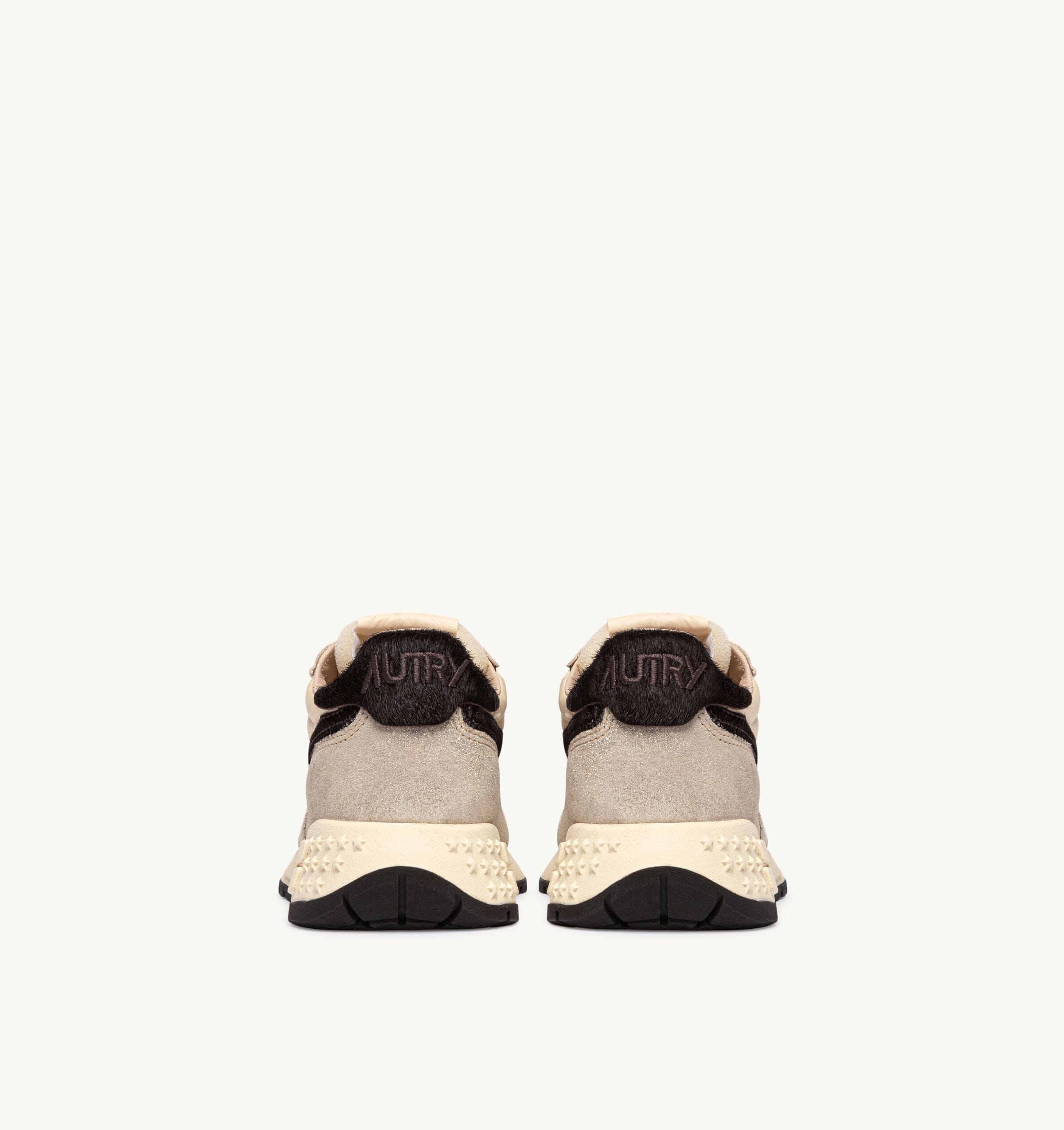 AUTRY - WWLW YO01 - Sneakers REELWIND - Laminato Argento Brown Scarpe Donna AUTRY - Collezione donna