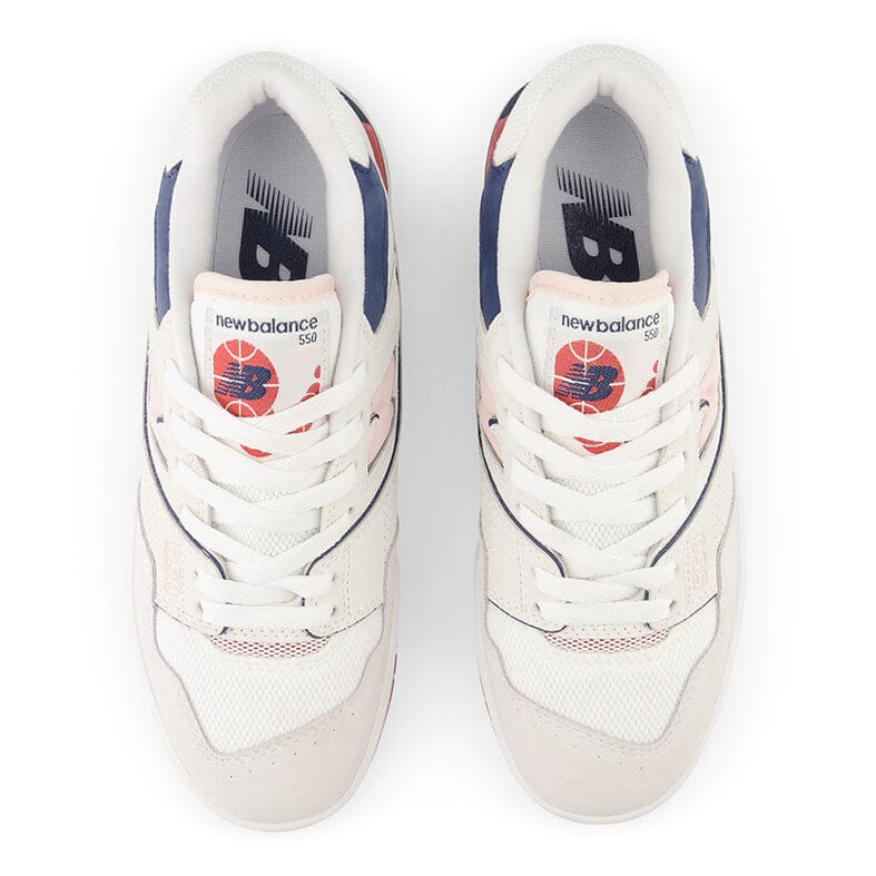 NEW BALANCE - Sneakers BBW550NP - Bianco Blu rosso Scarpe Donna NEW BALANCE - Collezione Donna
