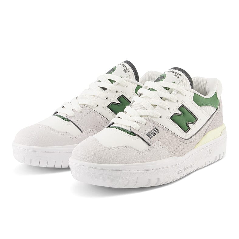 NEW BALANCE - Sneakers BBW550SG - Bianco Verde Scarpe Donna NEW BALANCE - Collezione Donna
