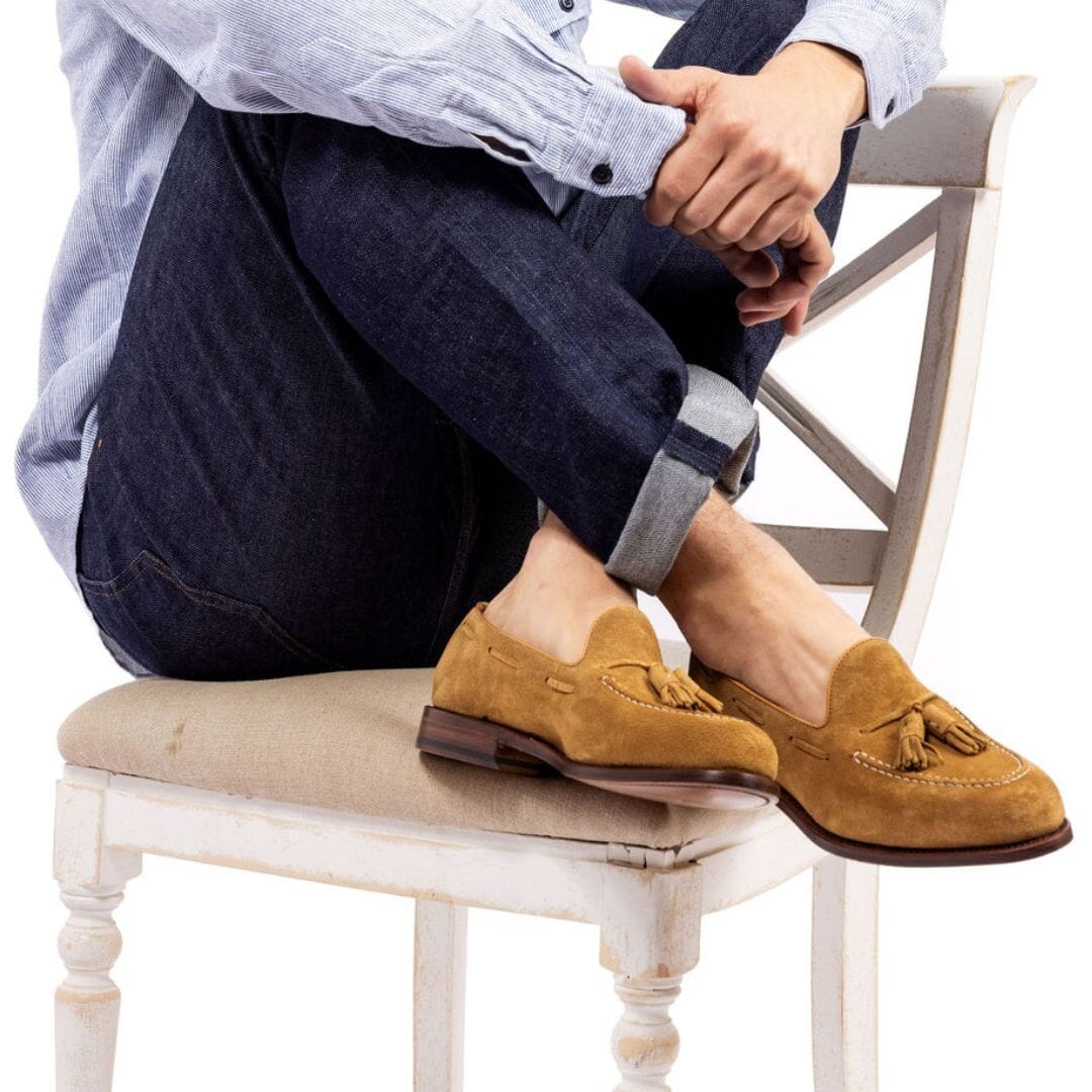 BERWICK 1707 - 5139 - Mocassino Nappine - Noce PEANUT KUDU Scarpe Uomo Berwick 1707