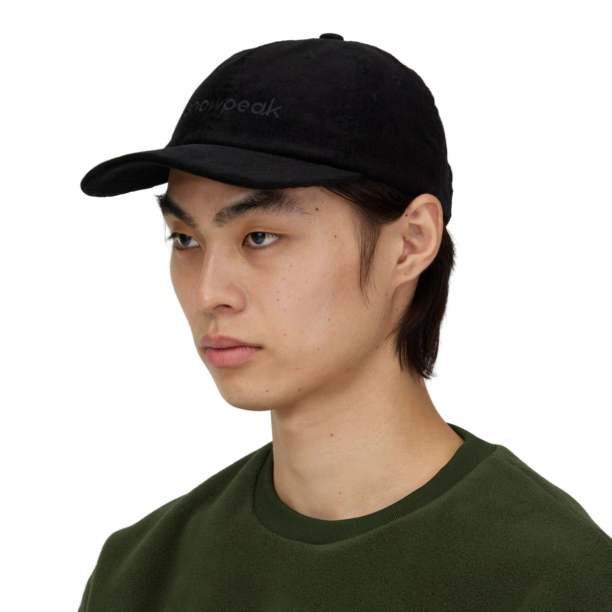 SNOW PEAK - CORDUROY LOGO DESIGN CAP - BLACK Accessori Uomo SNOW PEAK