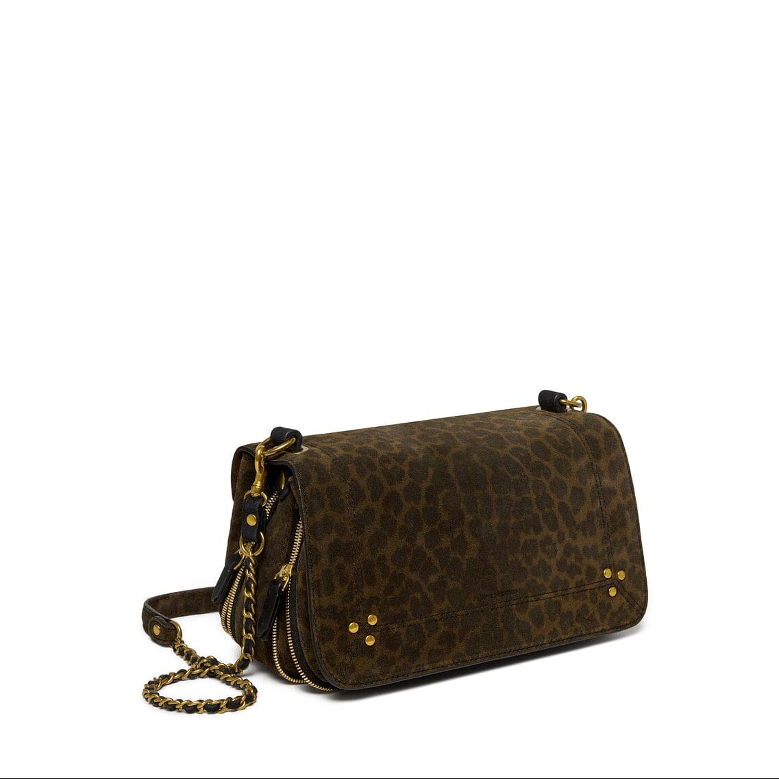 JEROME DREYFUSS - Borsa A Tracolla - Bobi - Leopard Kaki Borse Jerome Dreyfuss