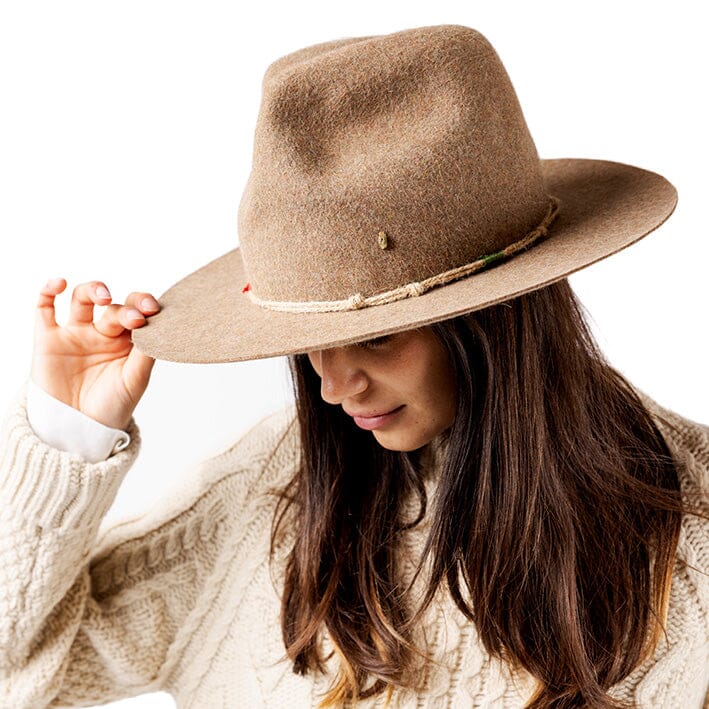 SUPER DUPER HATS - Duke Rabbit Felt - Taupe Raw Accessori Donna SUPER DUPER HATS 