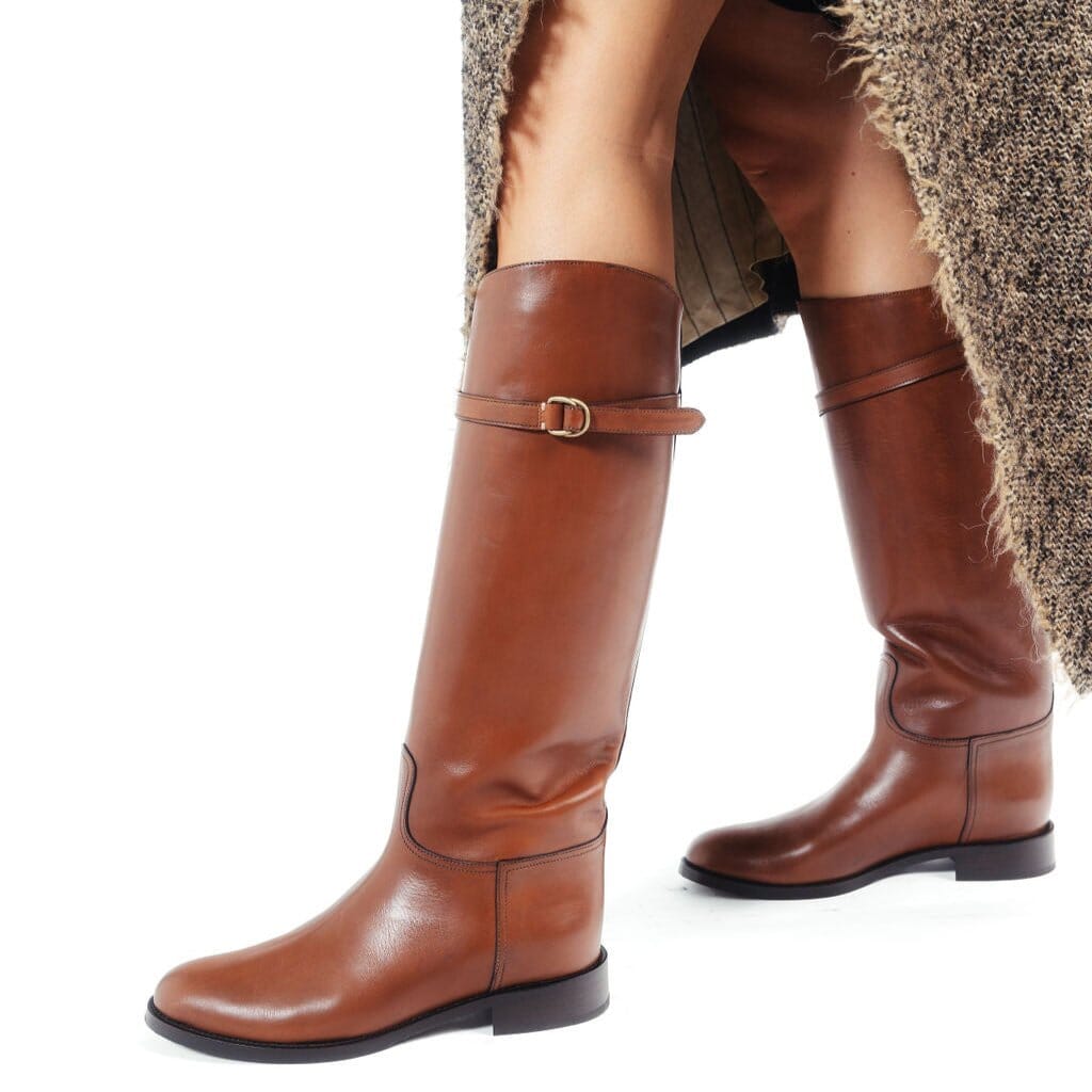 MARETTO Riding Boots 1907 Tobacco Leather