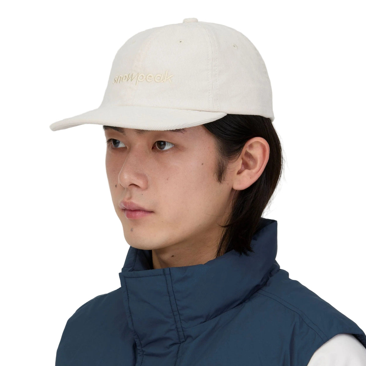 SNOW PEAK - CORDUROY LOGO DESIGN CAP - IVORY Accessori Uomo SNOW PEAK