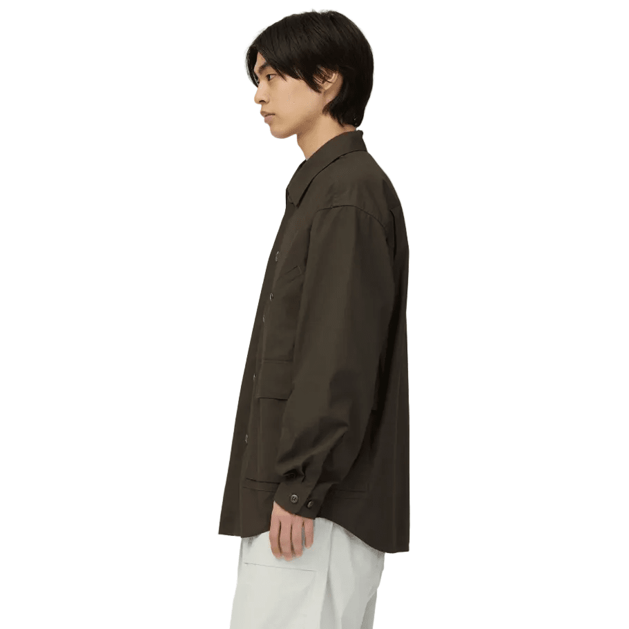 SNOW PEAK - HYBRID TAKIBI JACKET - DARK BROWN Abbigliamento Uomo SNOW PEAK
