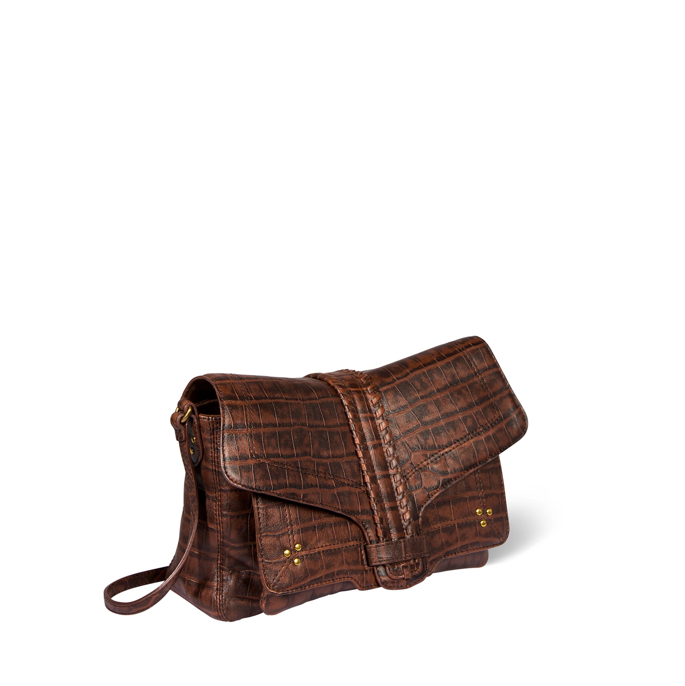 JEROME DREYFUSS - Borsa a Tracolla - Harry M - Croco Cigare Borse Jerome Dreyfuss