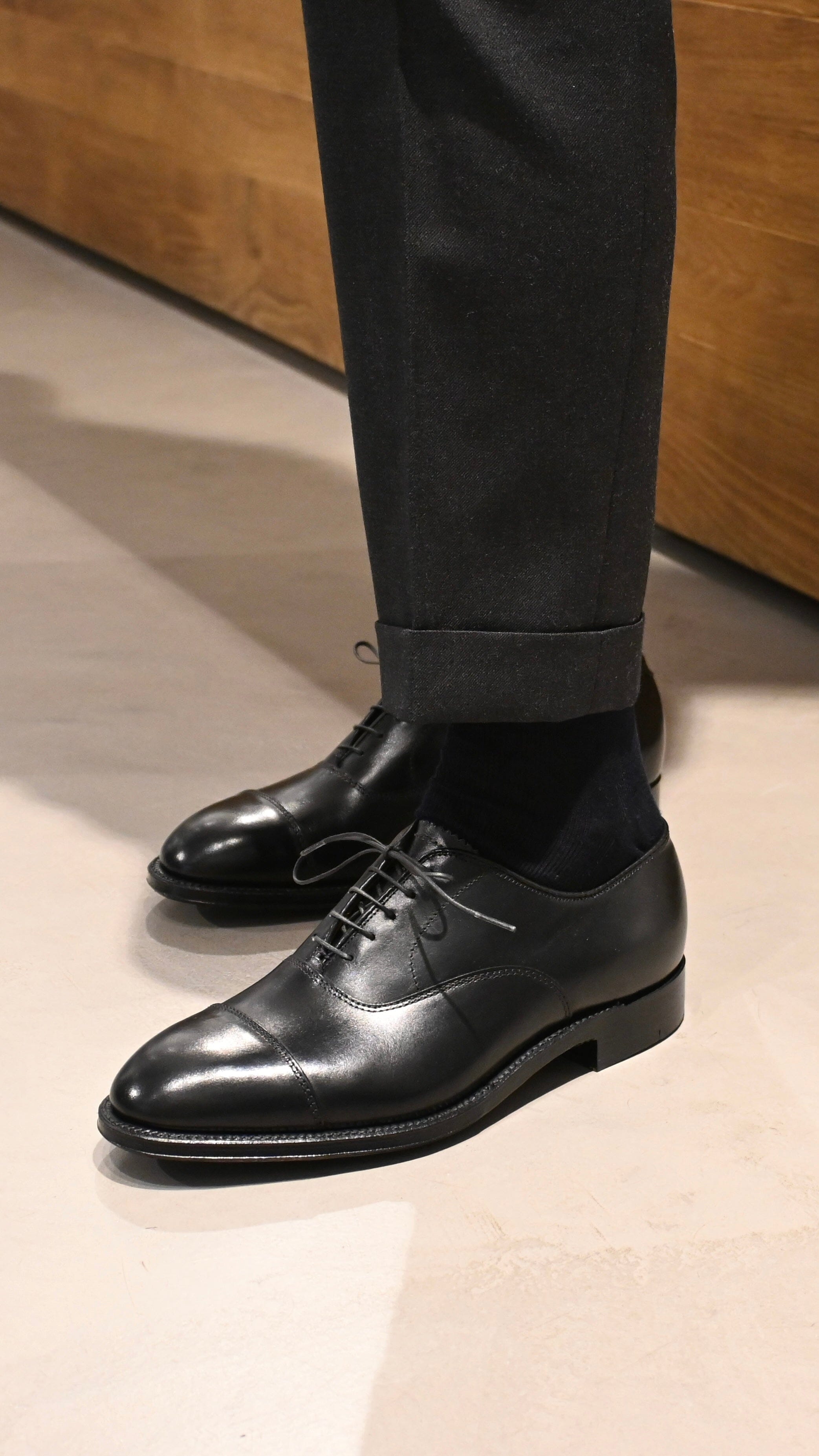 ALDEN - 907 - Francesina - Vitello Puntale - Nero Scarpe Uomo Alden